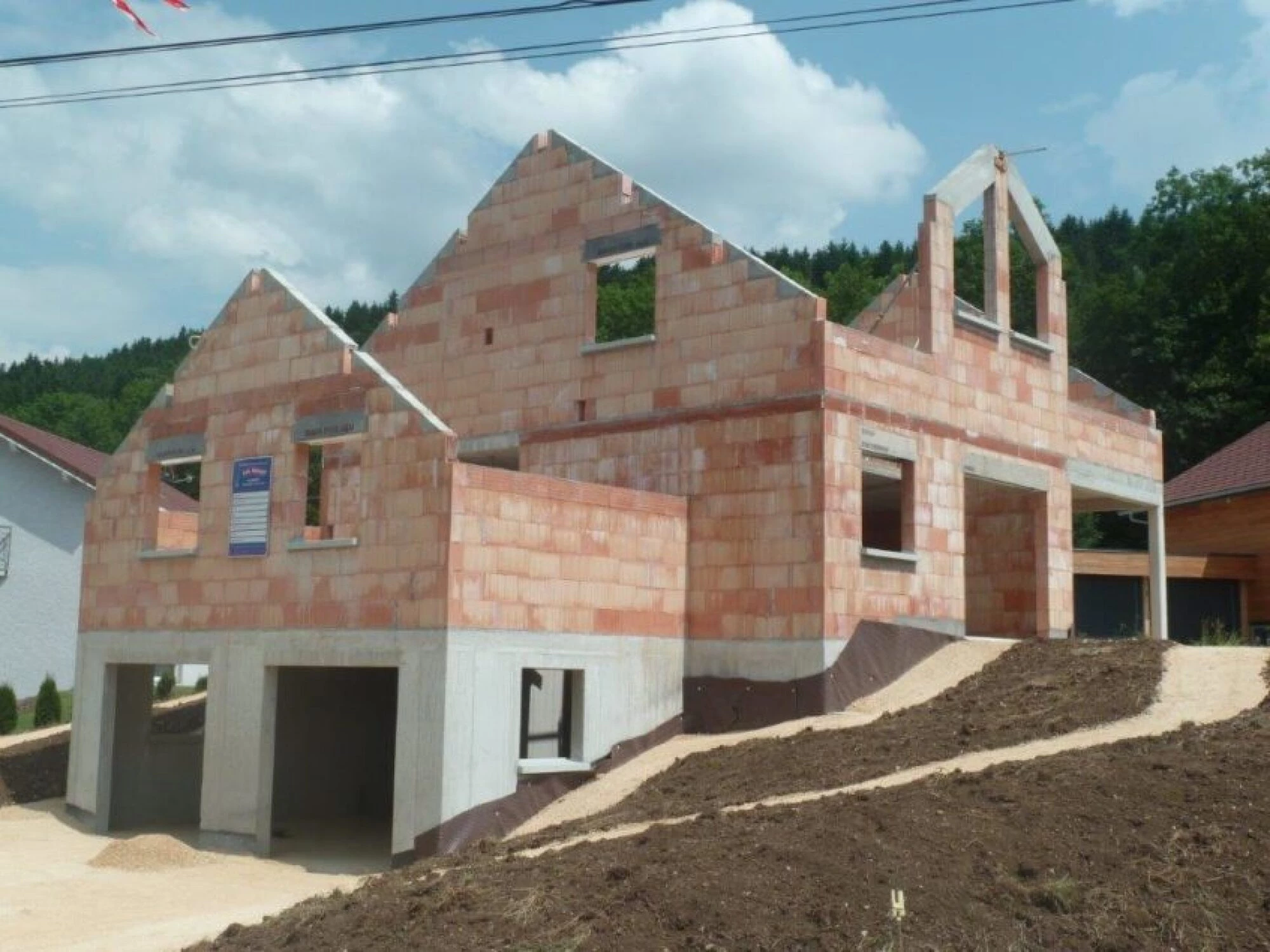 Construction maisons, bâtiments collectifs