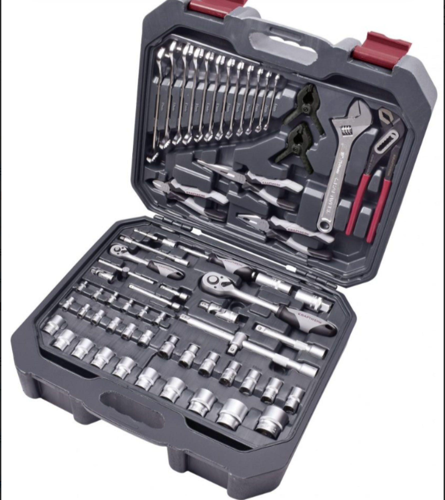 Coffret d'outil 1/4 + 1/2, 266 pièces KRAFTWERK 204.106.600