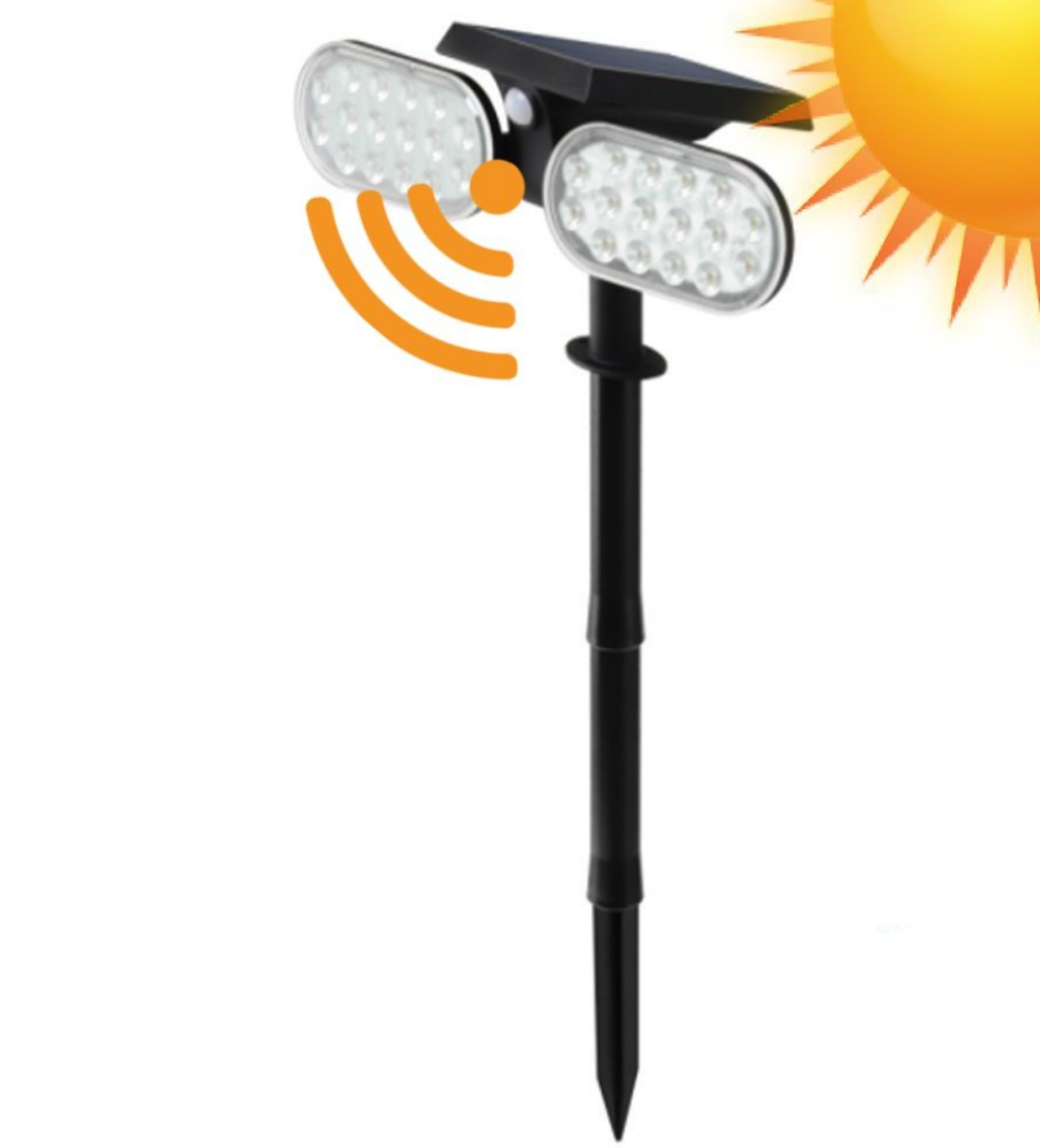 Piquet solaire de jardin modulable