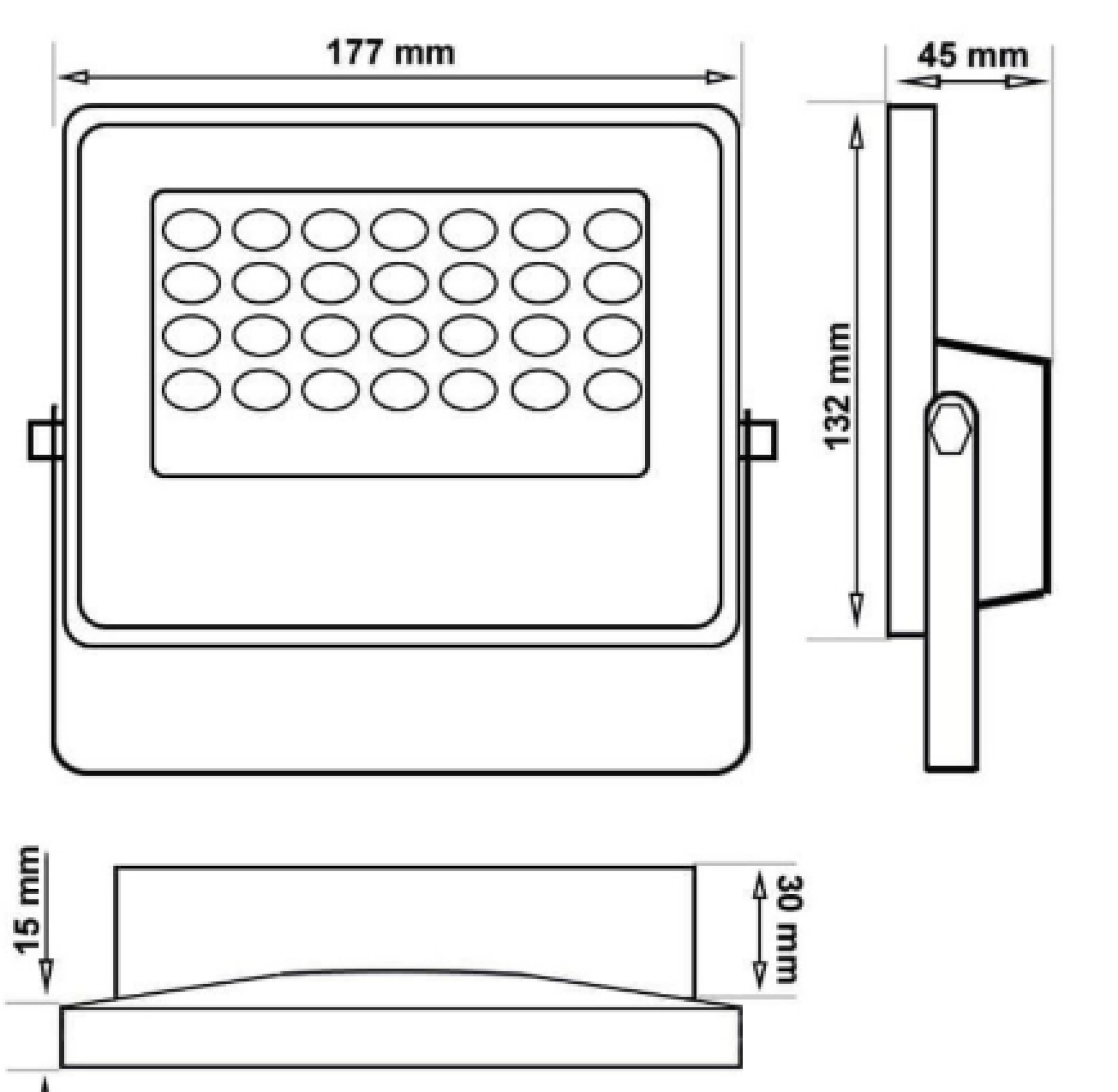 Projecteur LED SOLAIRE 100W AV LUMILEDS