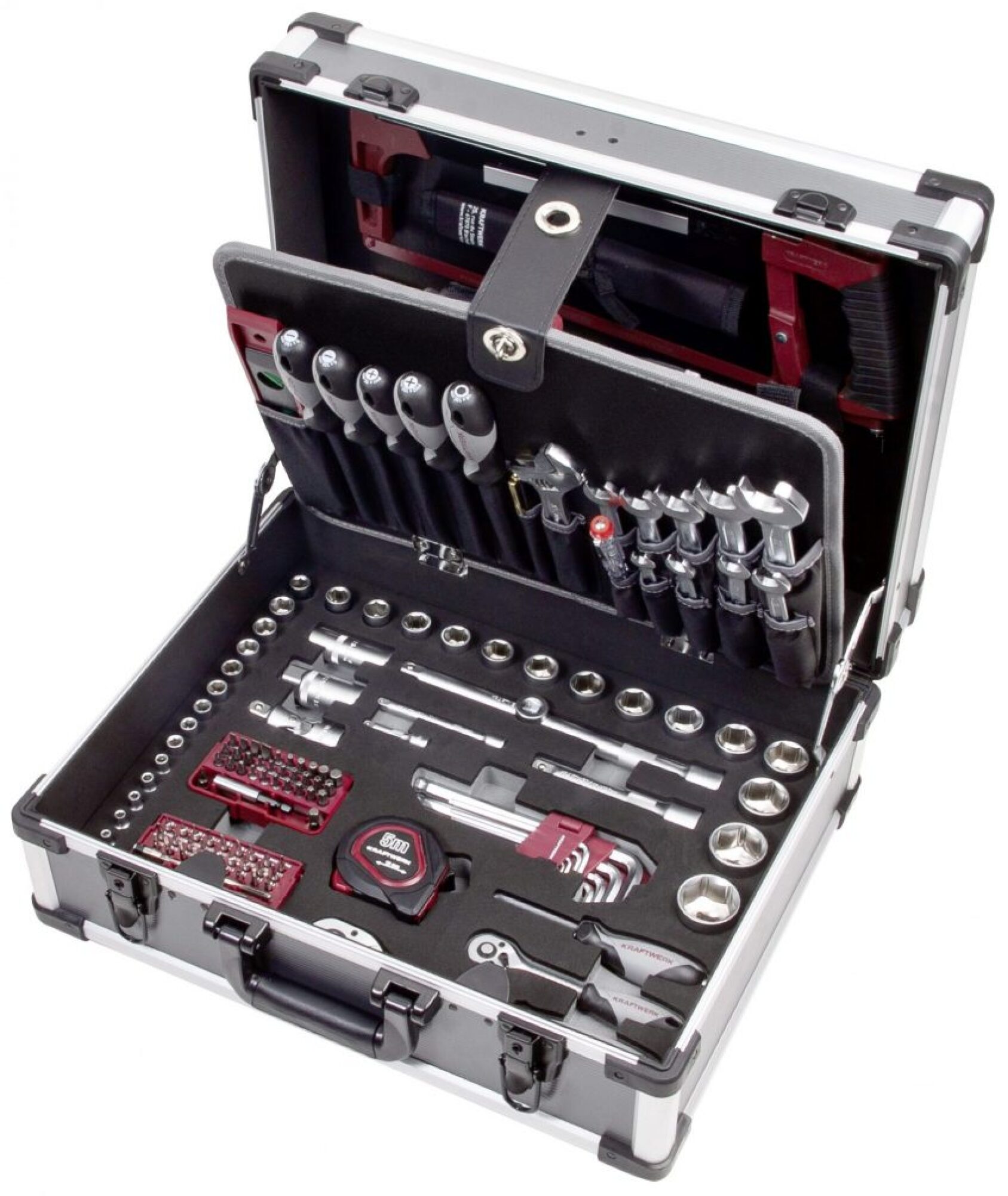 Coffret d'outils (B147), 1/4″+1/2″, 158 pcs, KRAFTWERK Basic-line 202.147.000