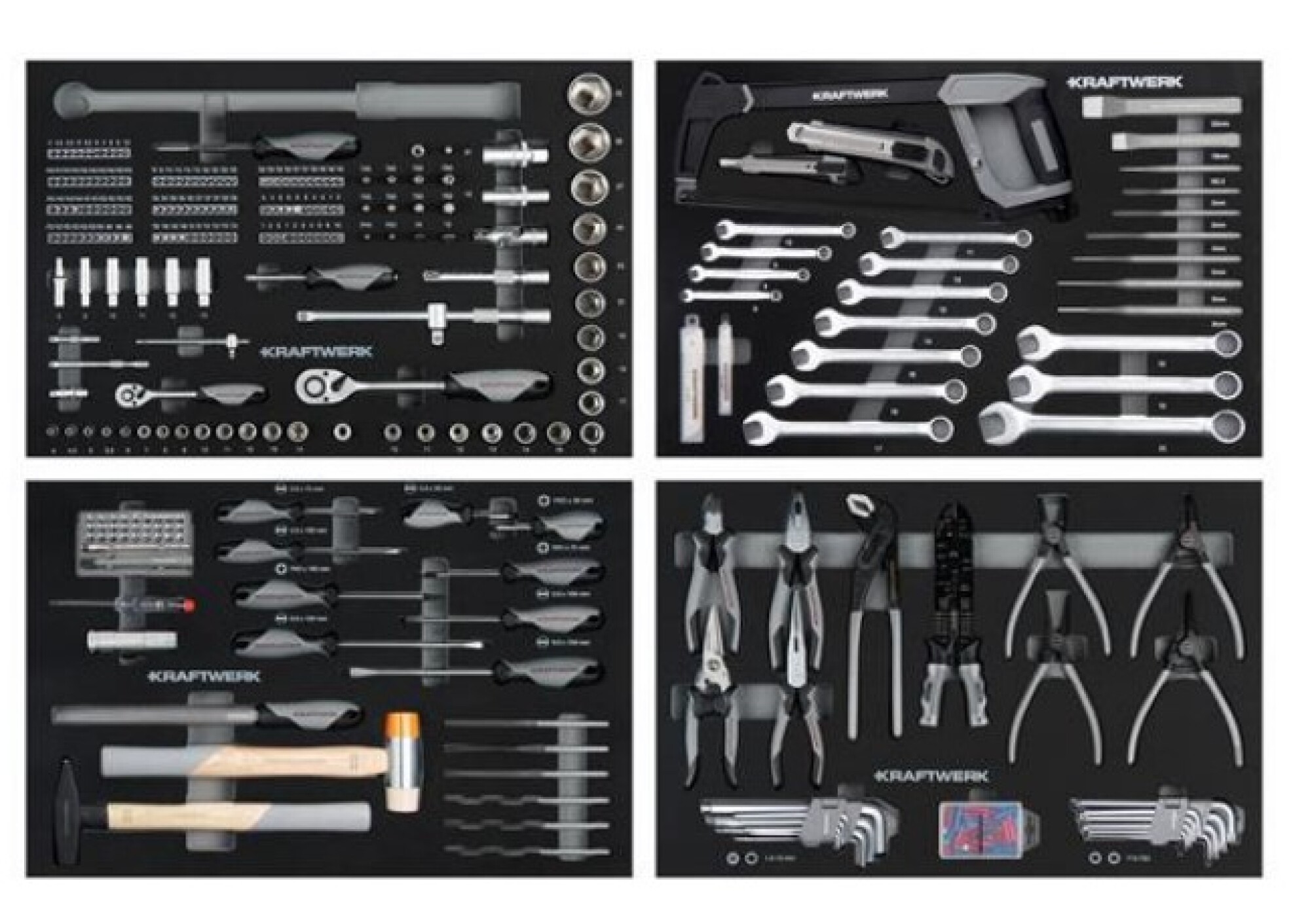 Servante d'atelier LT700 basic line, 5 tiroirs, 337 pcs KRAFTWERK