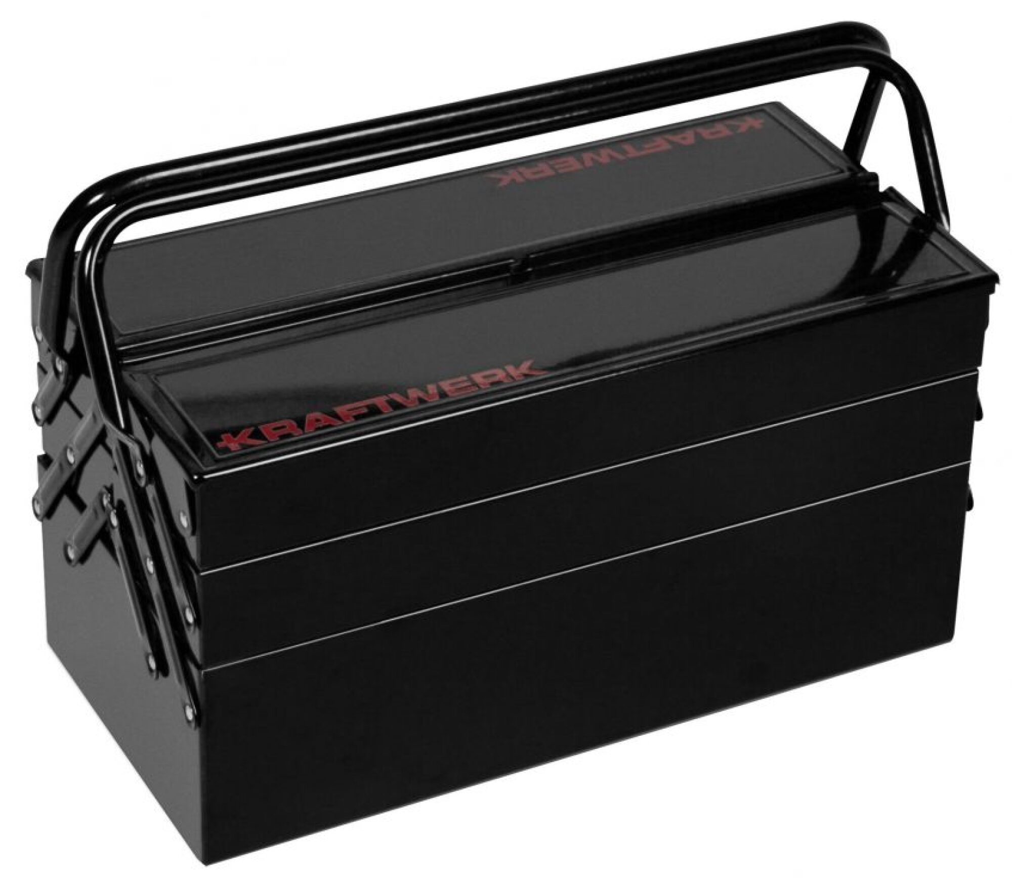 Caisse métallique équipée de 106 outils universel  1/4″-1/2″ KRAFTWERK