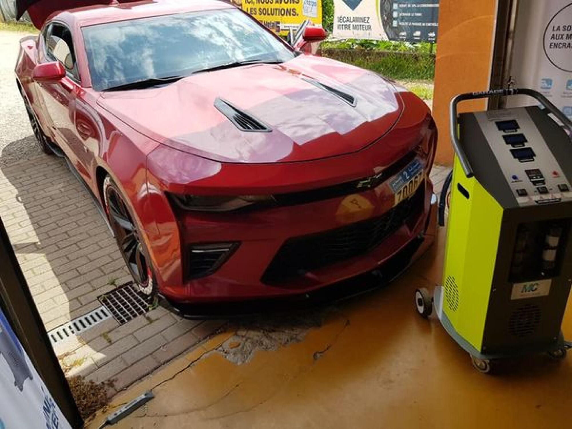 Décalaminage moteur hydrogène "motor clean" + désinfection auto norme en 17272