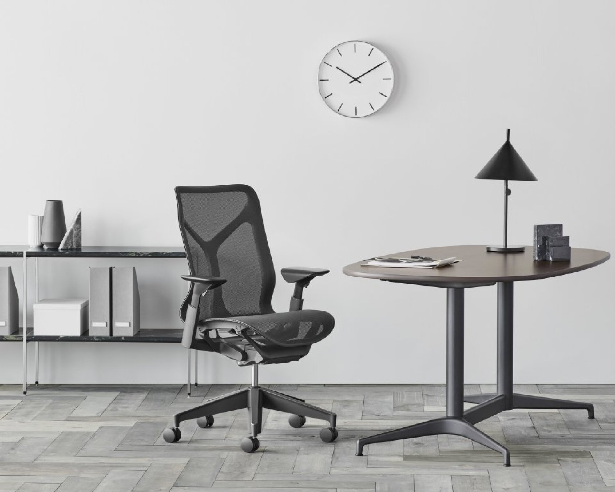 Fauteuil COSM Graphite dossier Medium - Herman MILLER