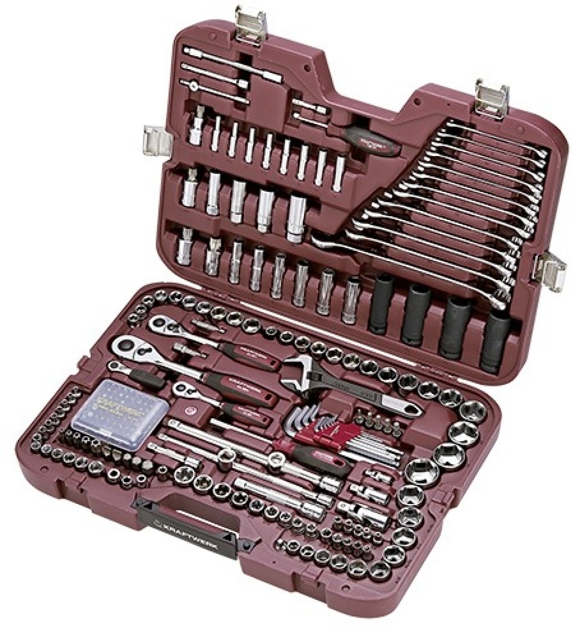 Coffret d'outils universels 1/4″ + 3/8″ + 1/2″ 228 pcs KRAFTWERK