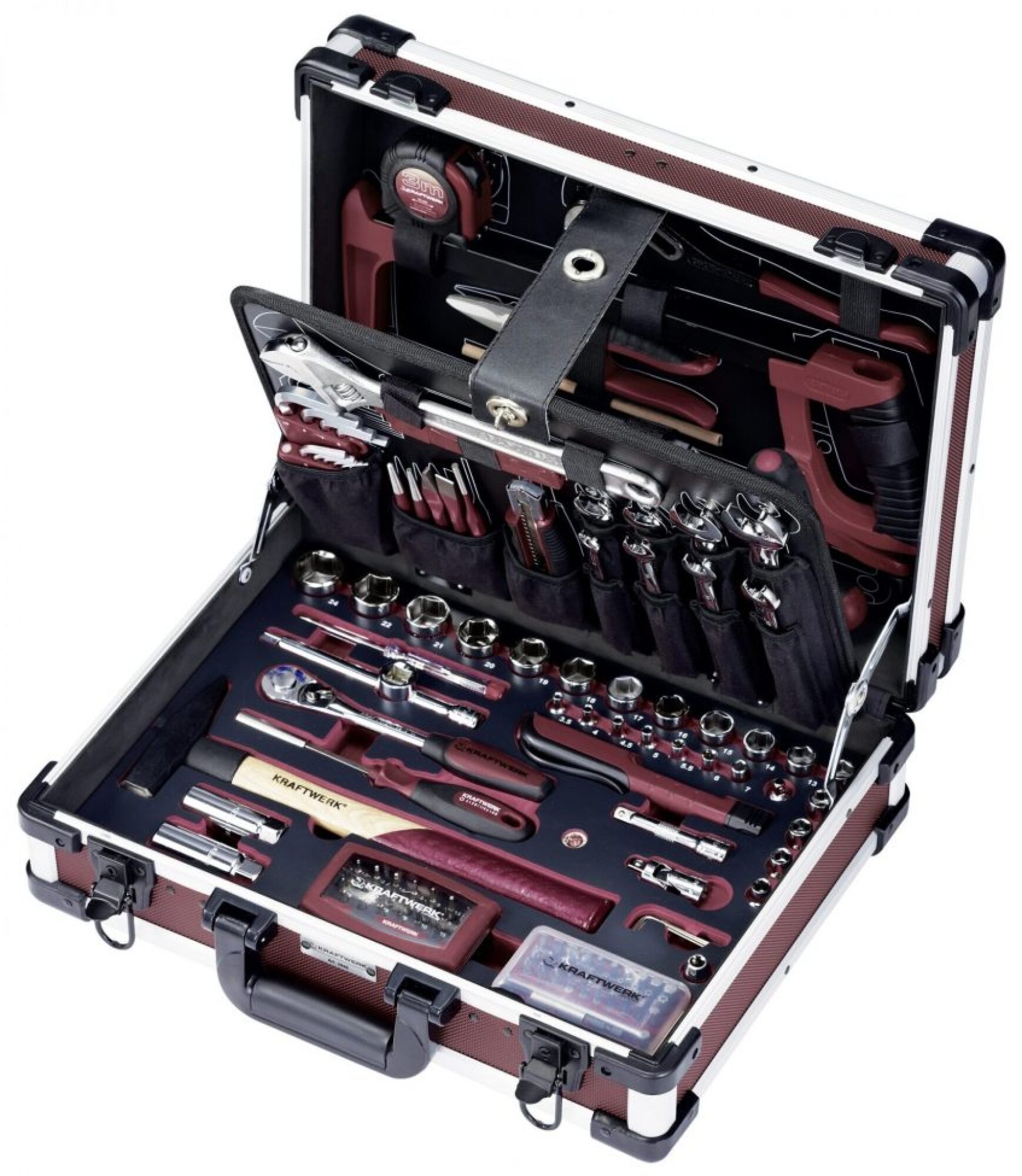 Coffret équipé 151 outils 1/4″ – 3/8″ KRAFTWERK