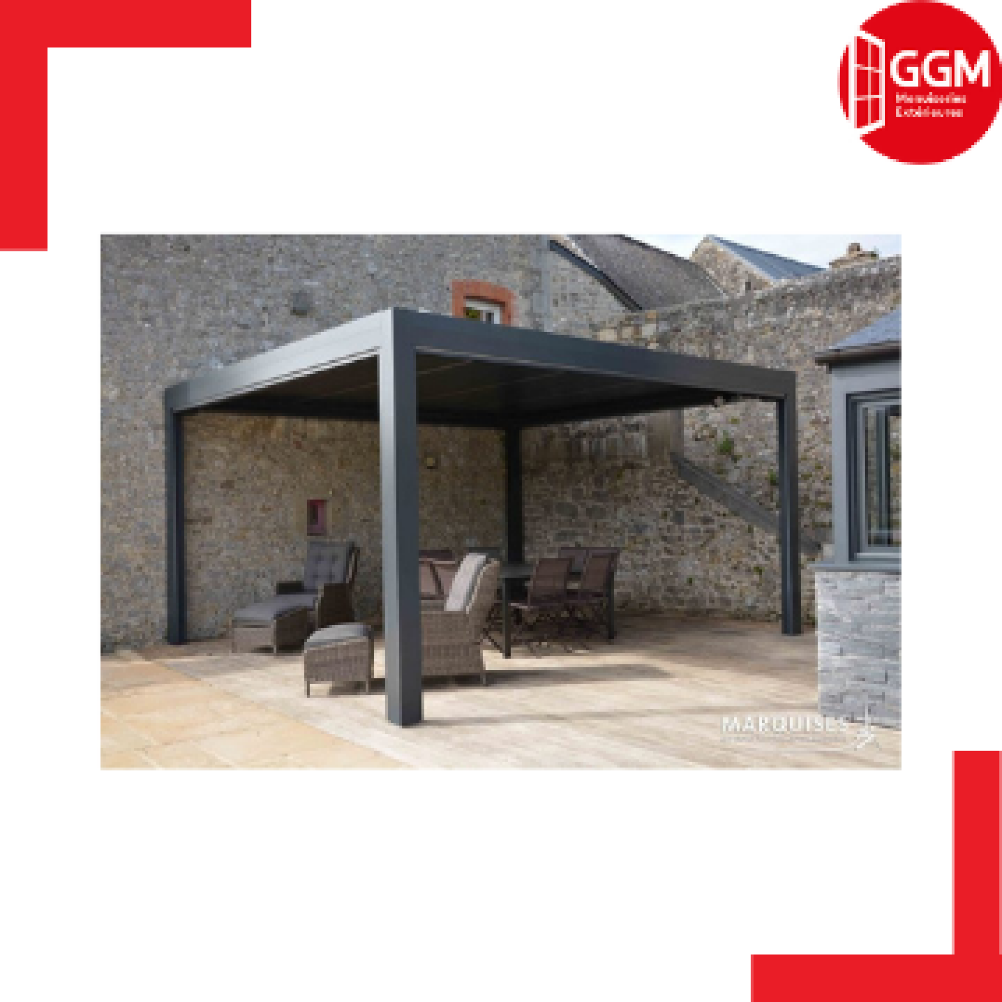 Pergola bioclimatique MARQUISES