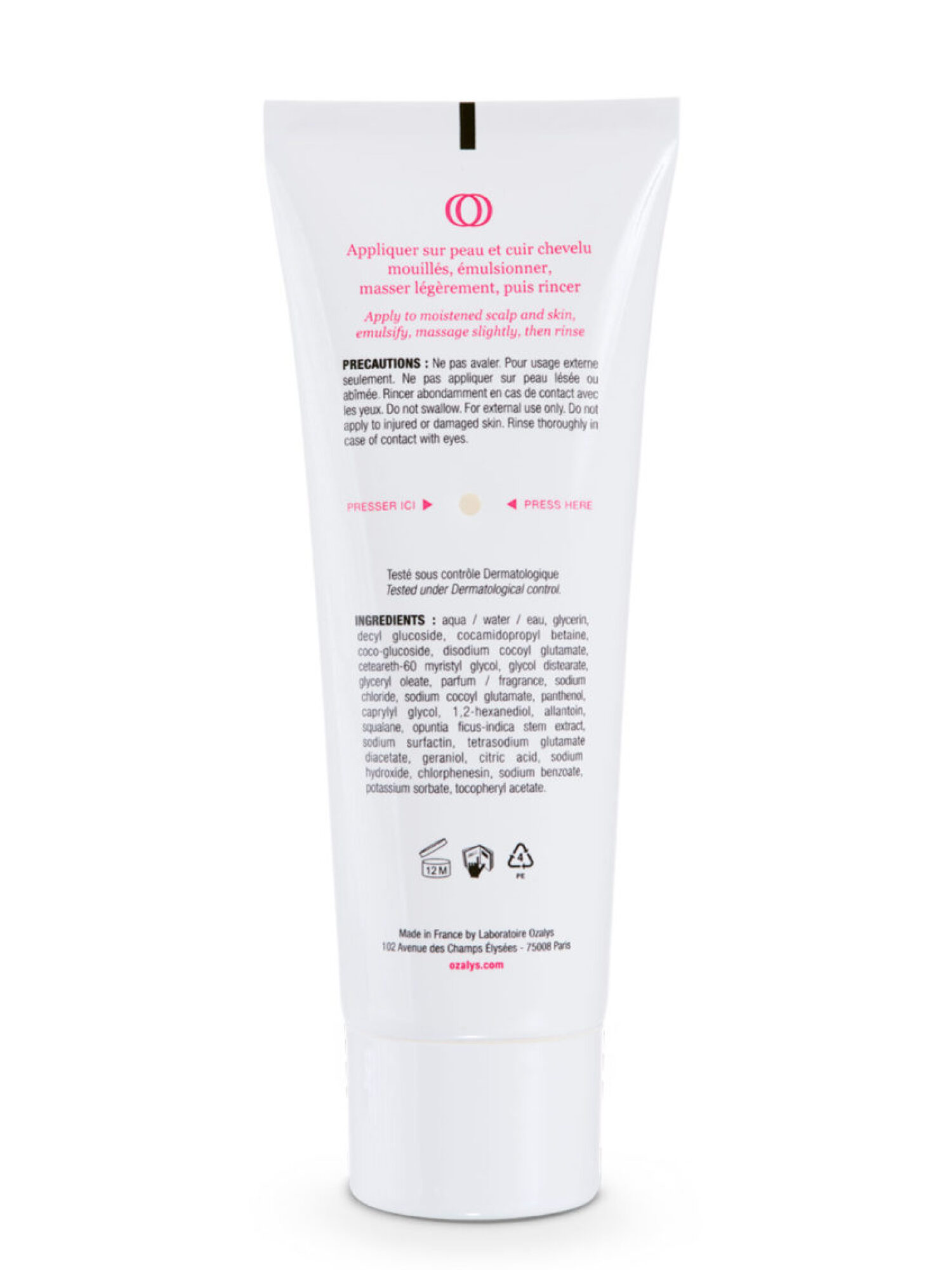 Crème de douche pour le corps et le cuir chevelu - soin douceur