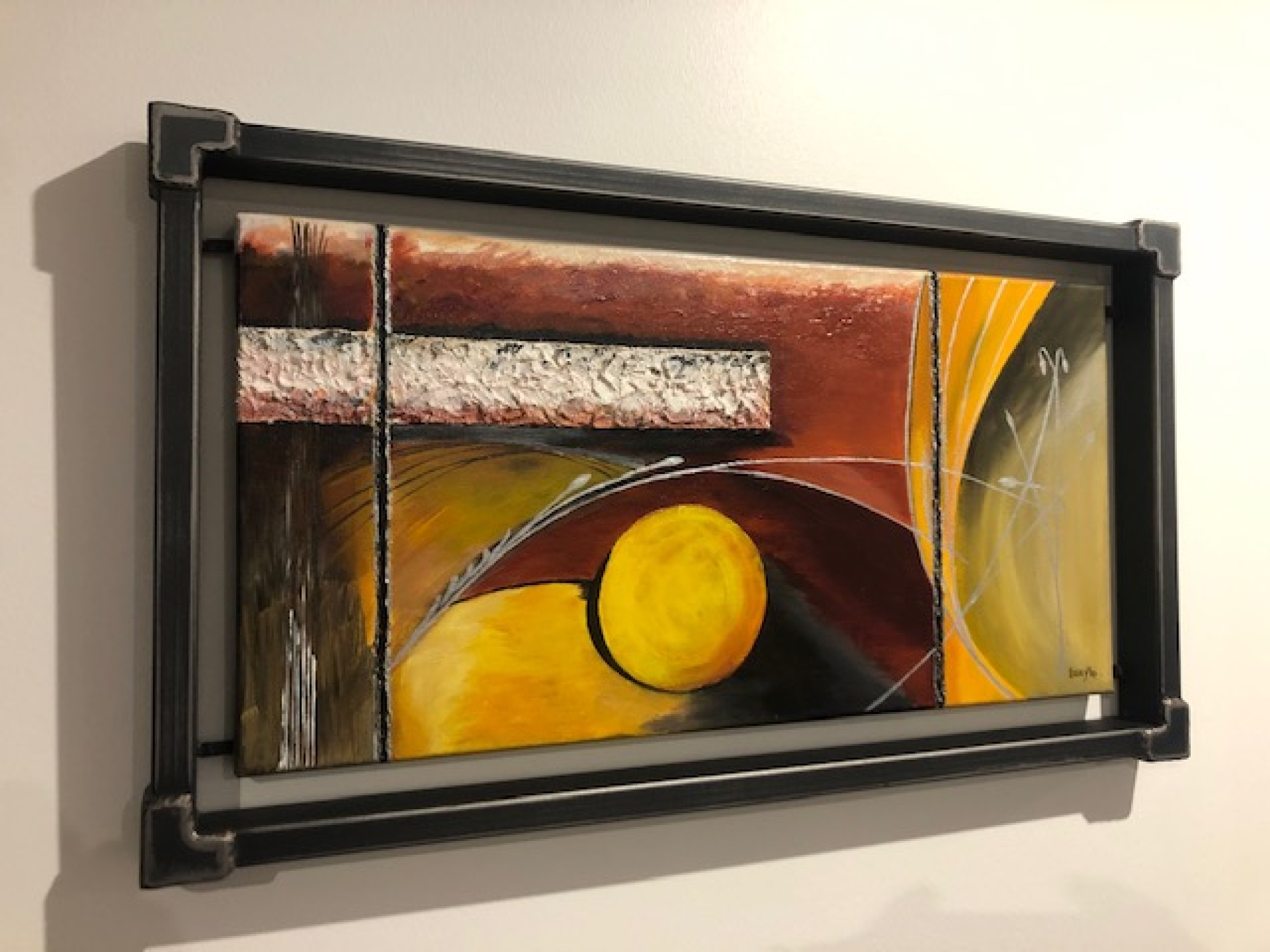 Cadre américain sur mesure pour tableau en acier