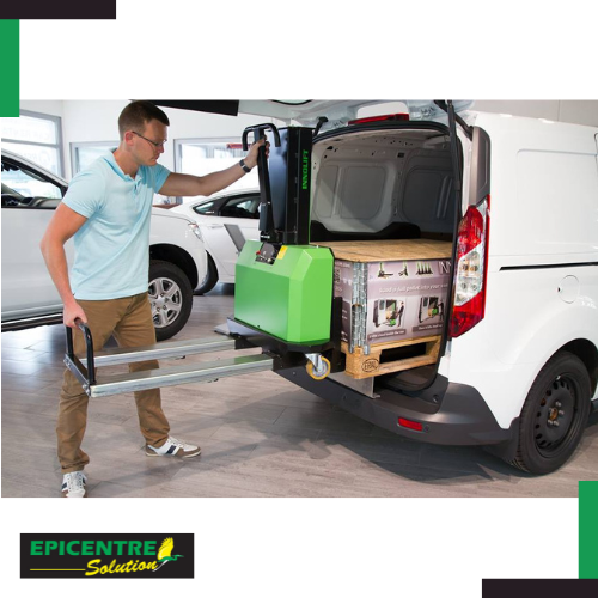 Transpalette embarque plancher à 600 mm