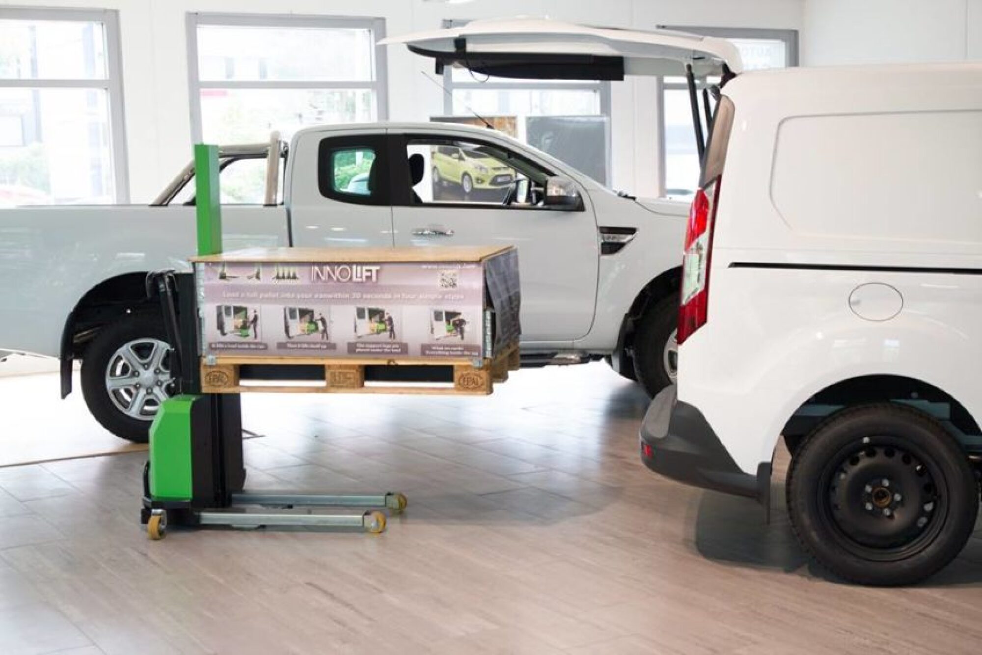 Transpalette embarque plancher à 600 mm