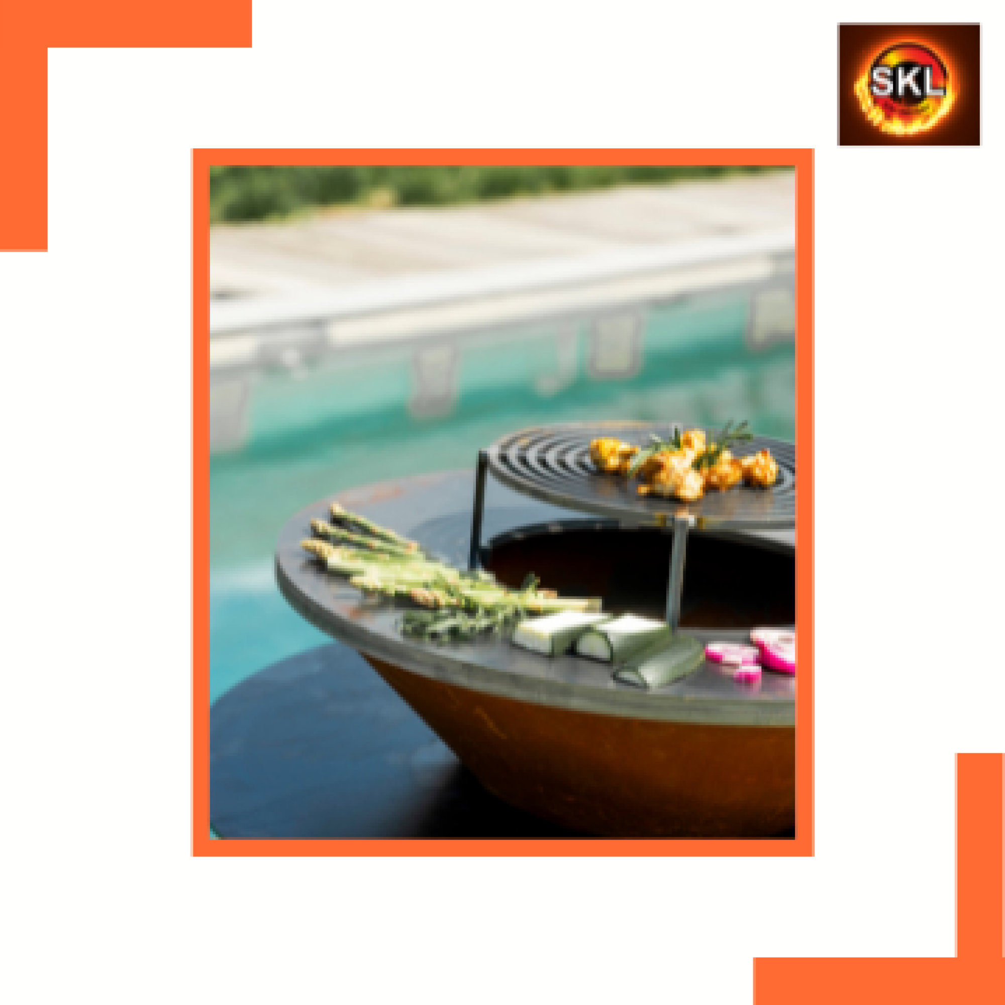 Anneau repose plat actuel Outdoor