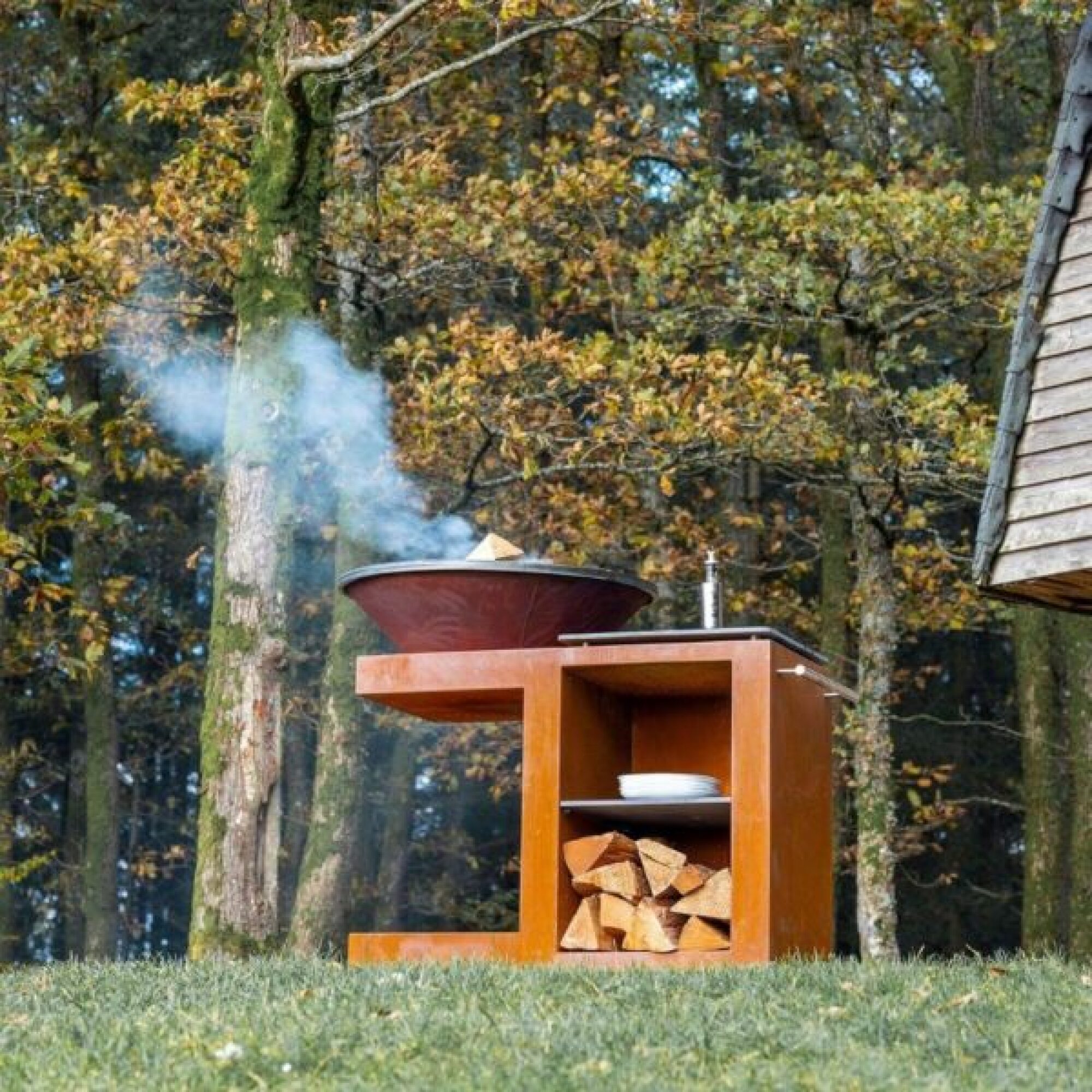 Braséro range bûches MODULEO