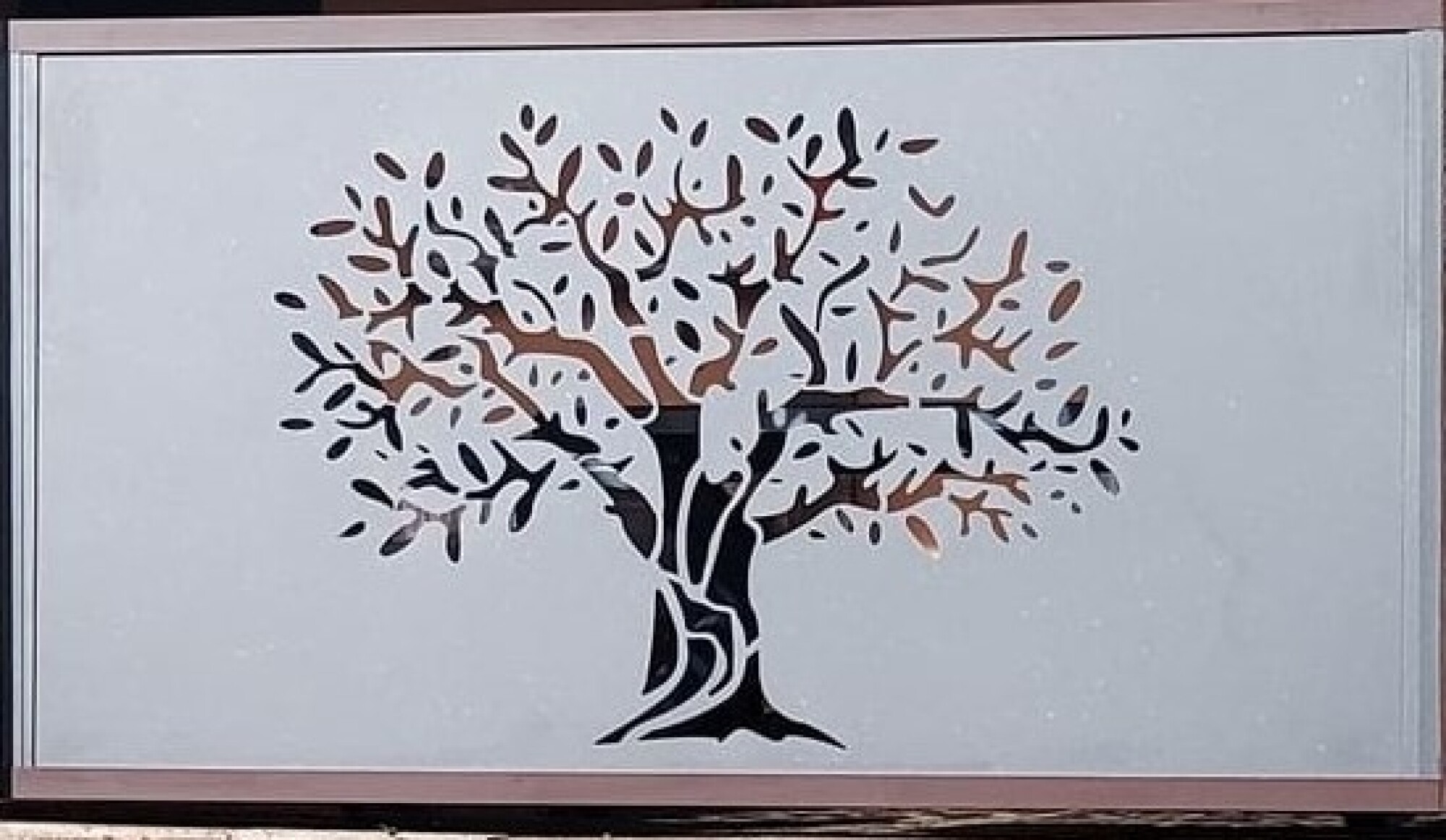 Découpe décorative de tôle aluminium