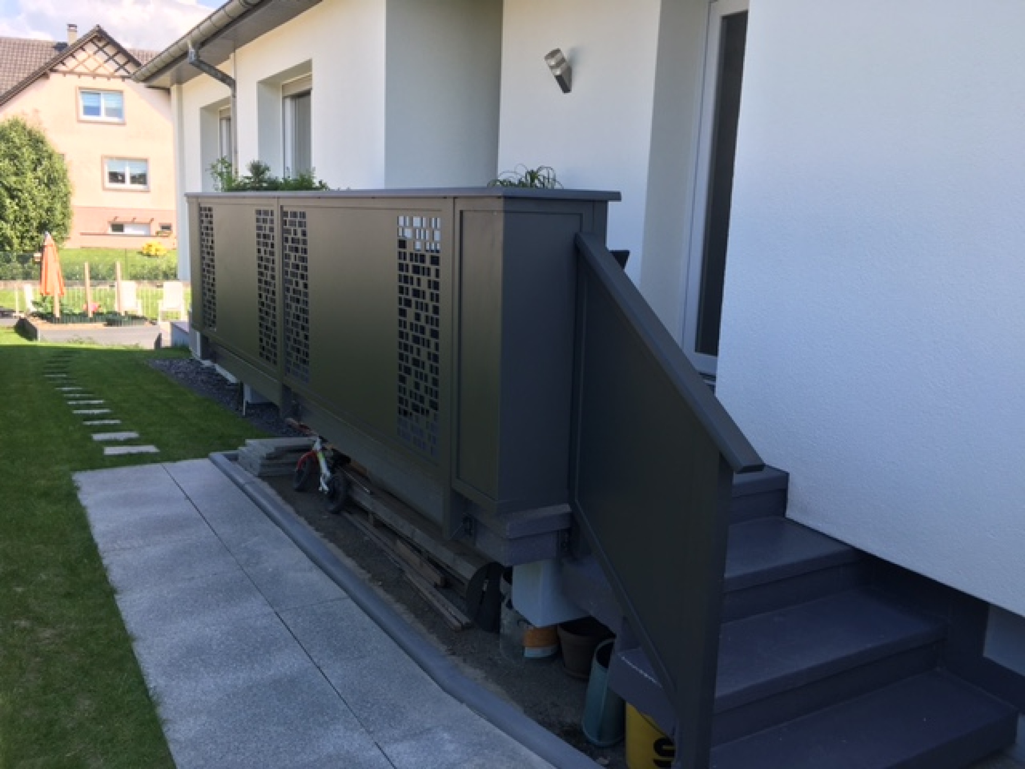 Fourniture et pose garde-corps aluminium