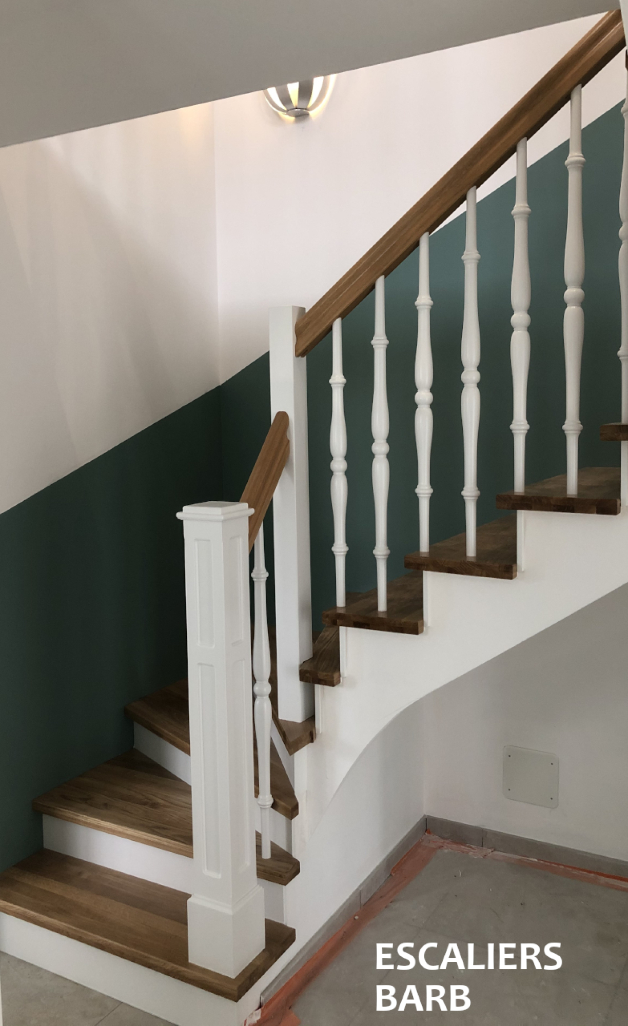 Habillage escalier béton