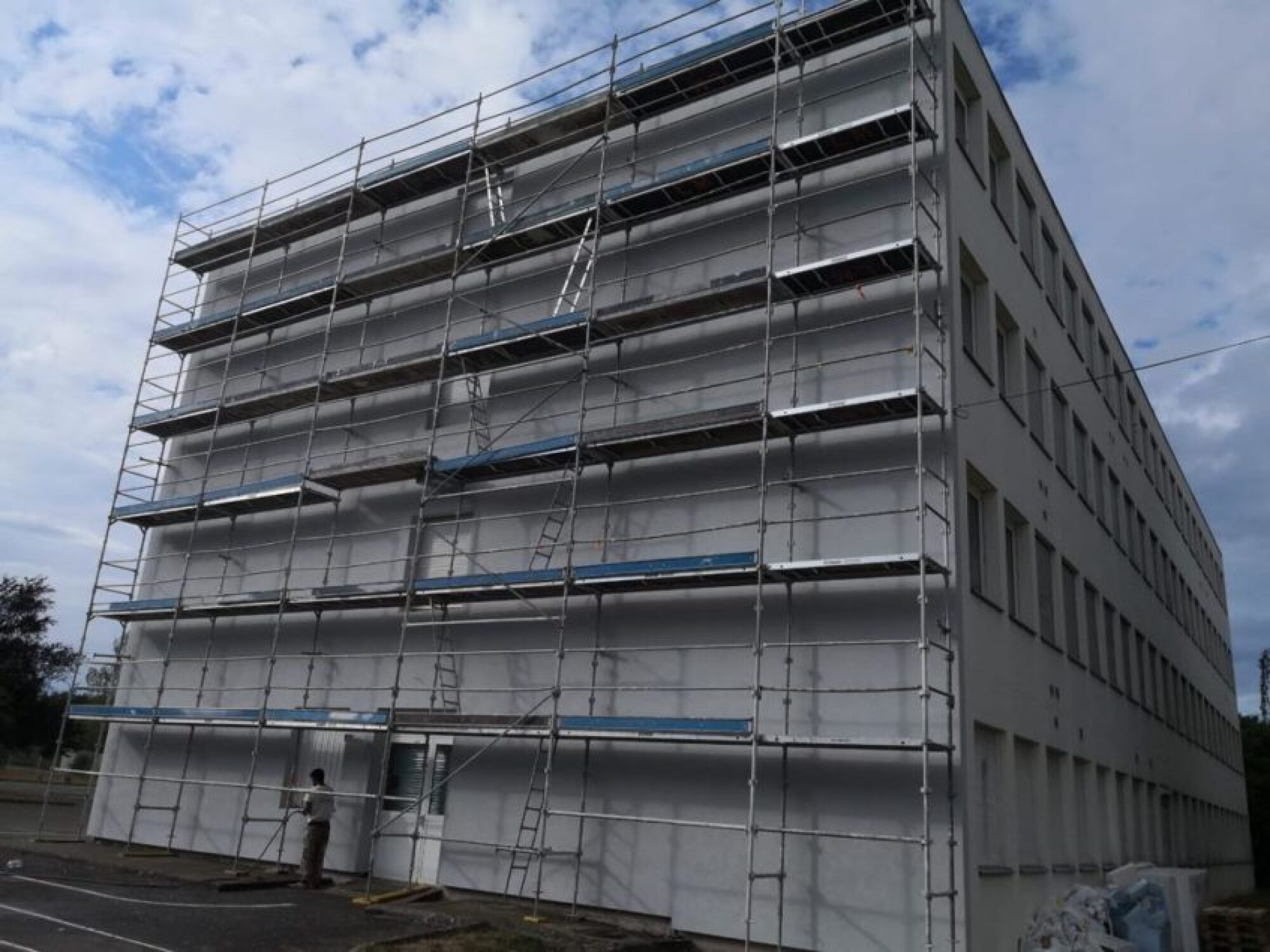 Isolation thermique extérieure d’un collège à Aumetz