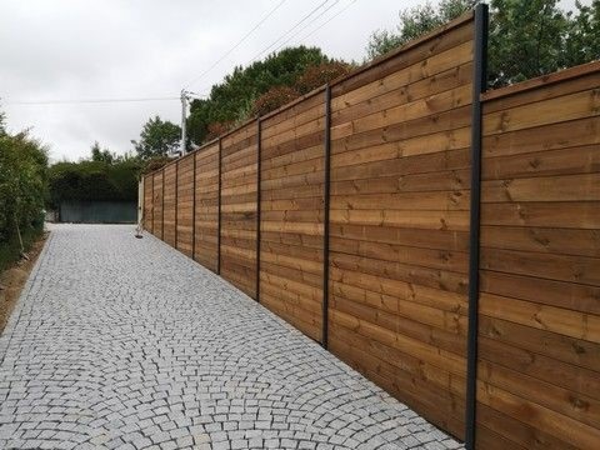 Palissade bois classe IV