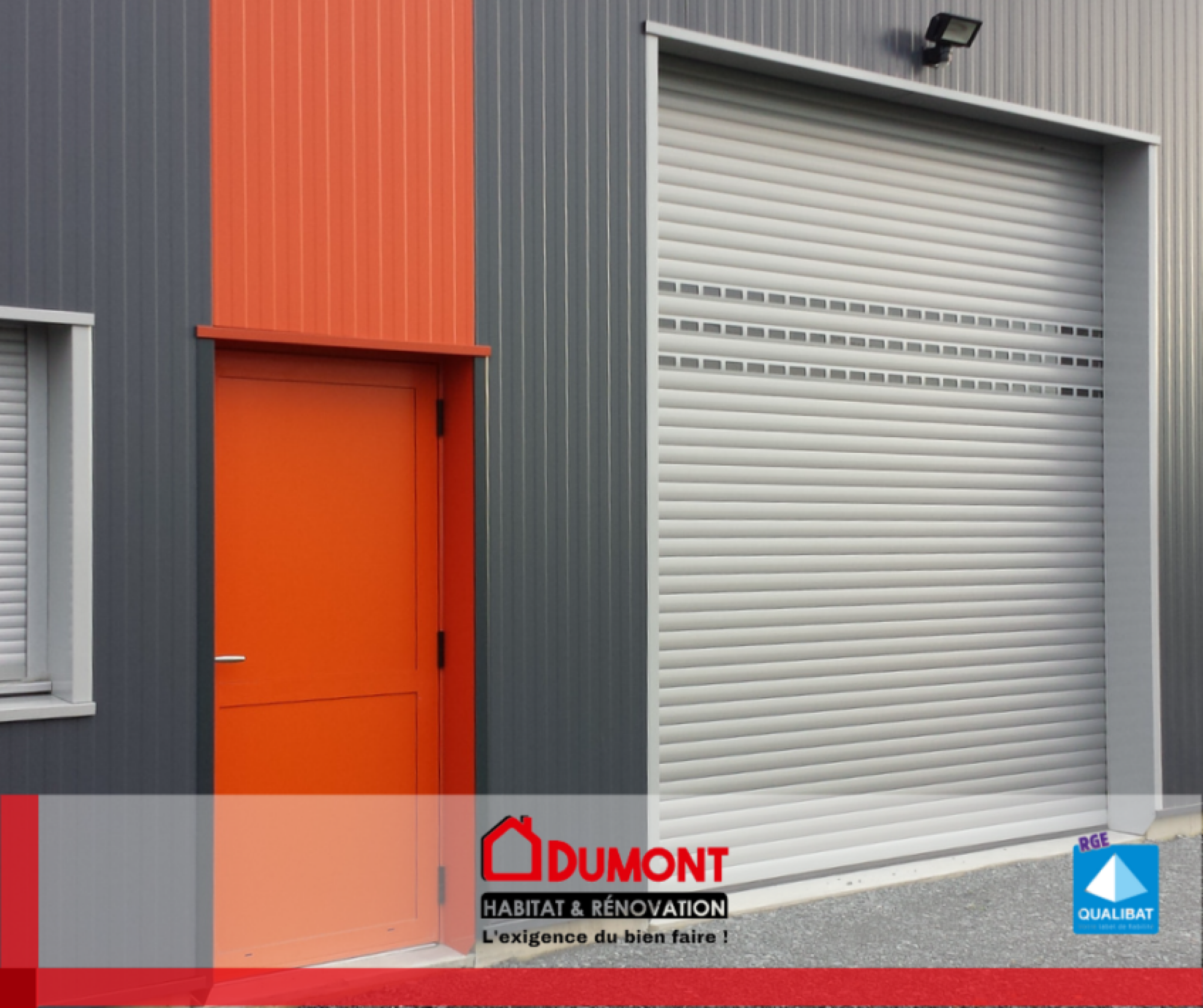 Porte de garage enroulable