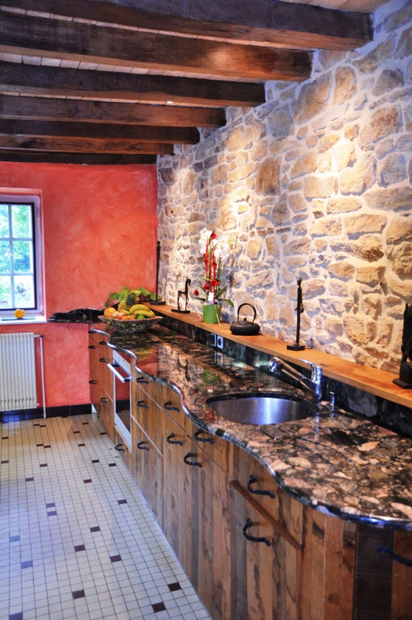 Réalisation de plan de travail en granit - Cuisine