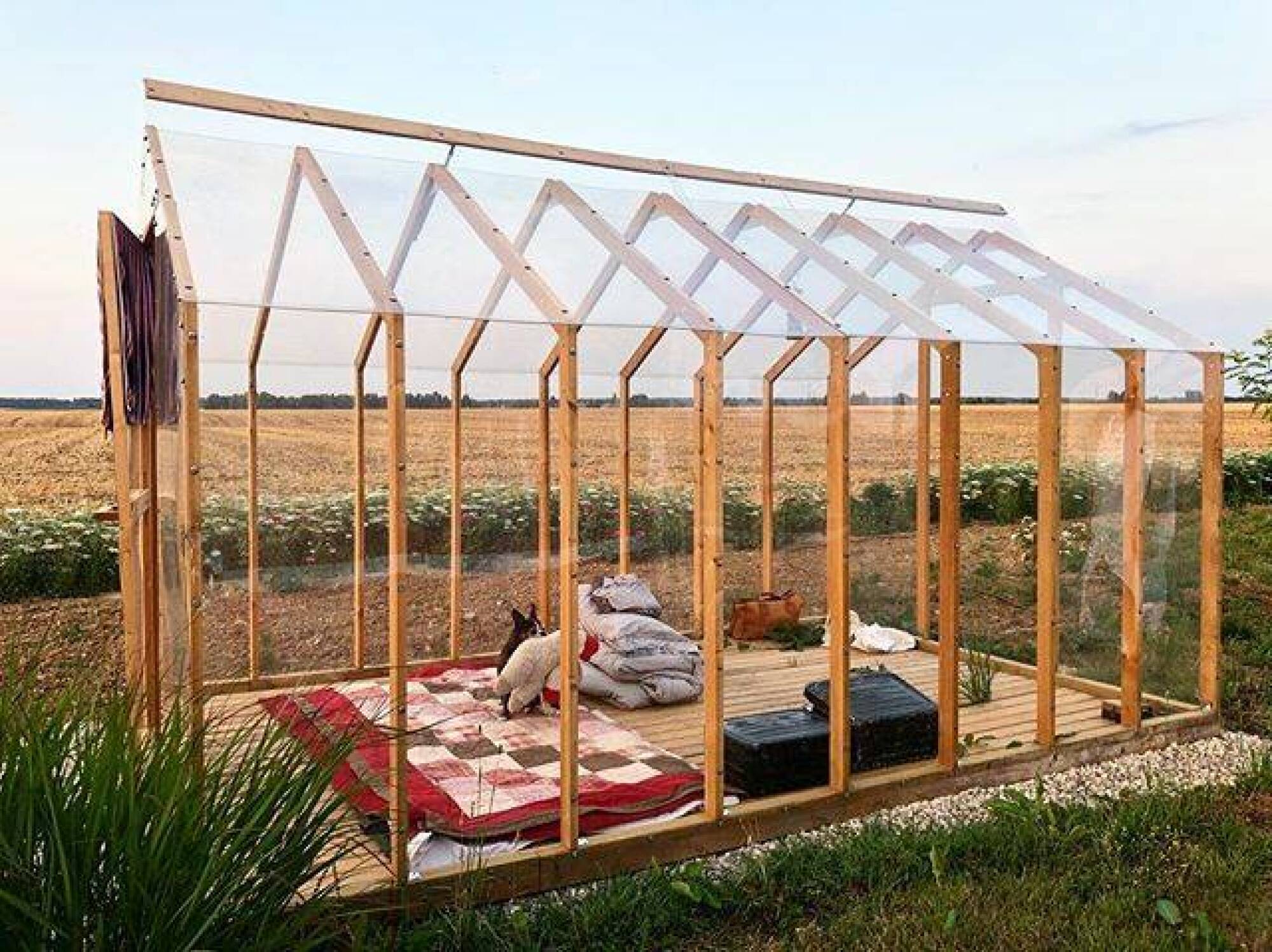 Serre de jardin en bois cléophée 10m² dans le Var