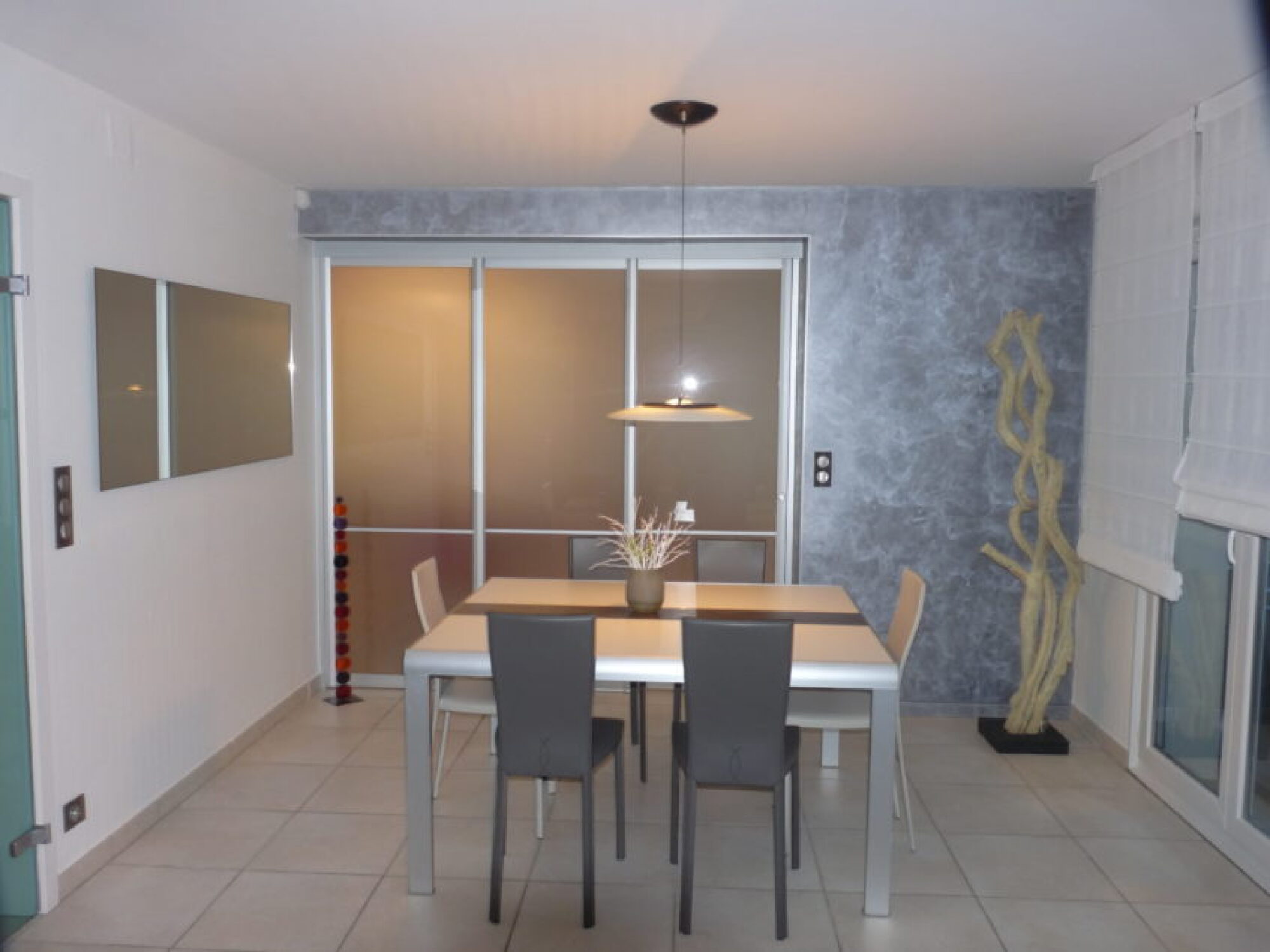 Application enduits à effet métal