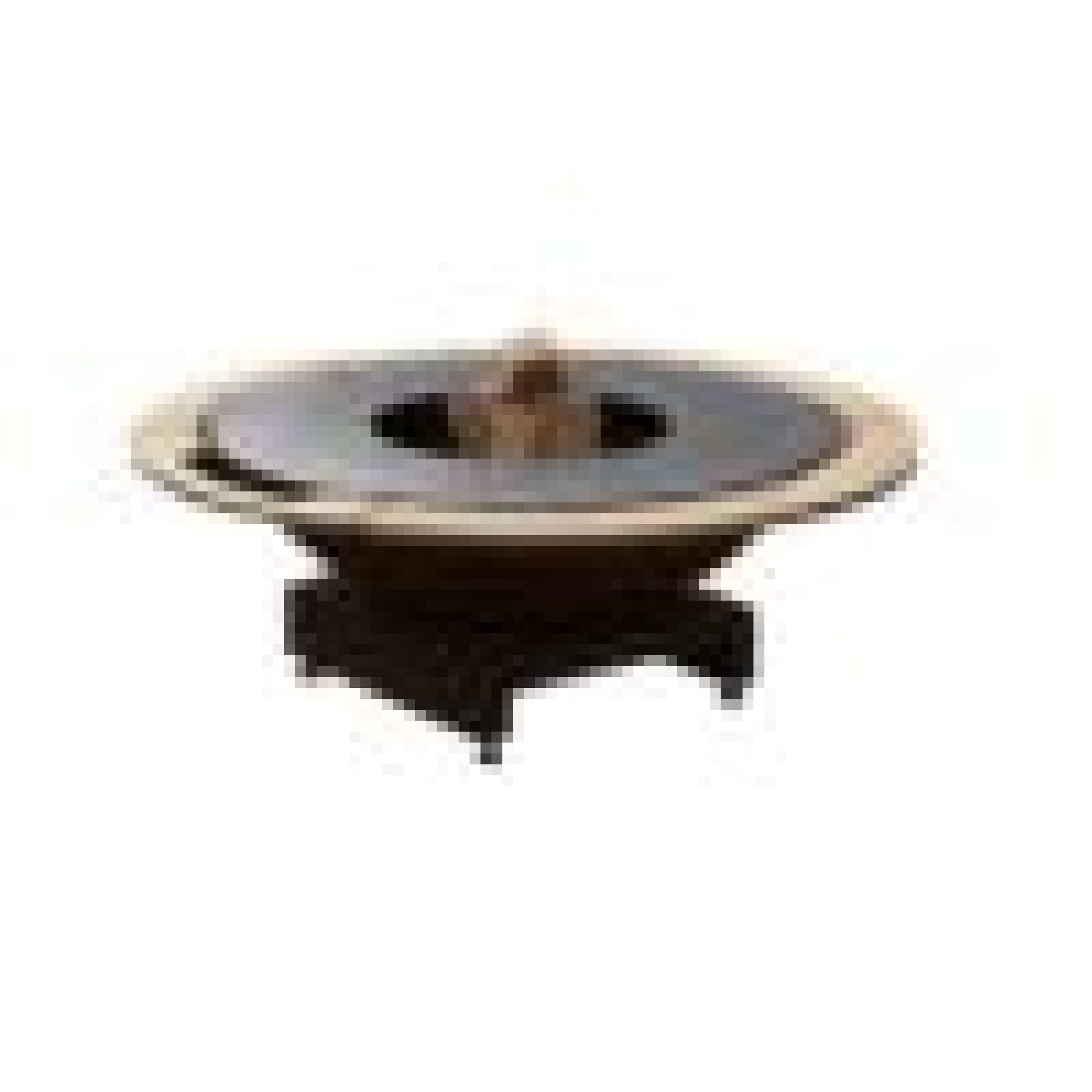 Braséro, plancha large noir PIATTO