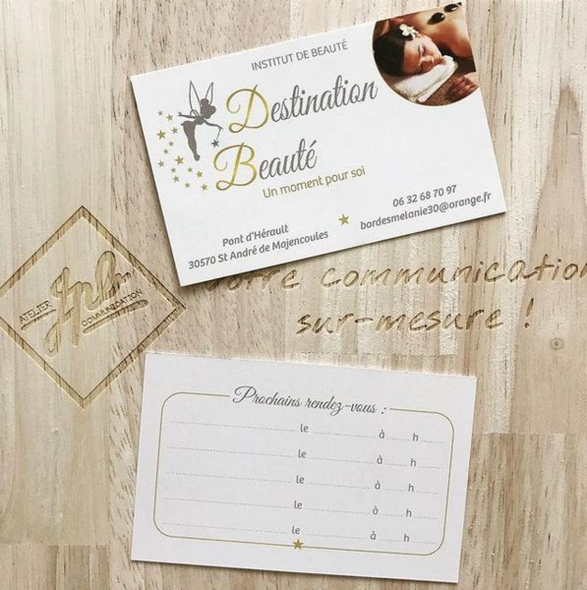 Carte de visite recto/verso