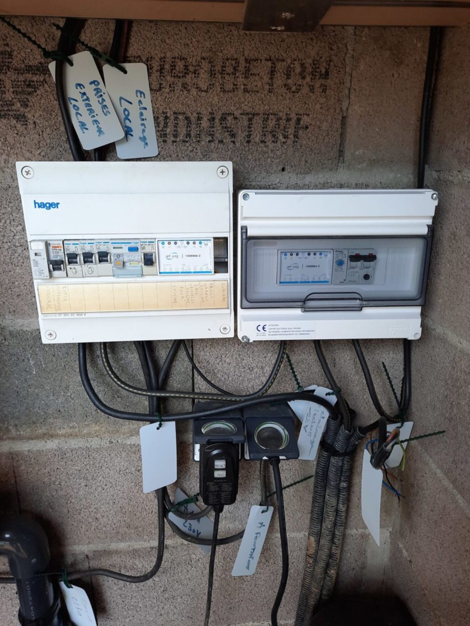 Création alimentation piscine SPA pompe à chaleur