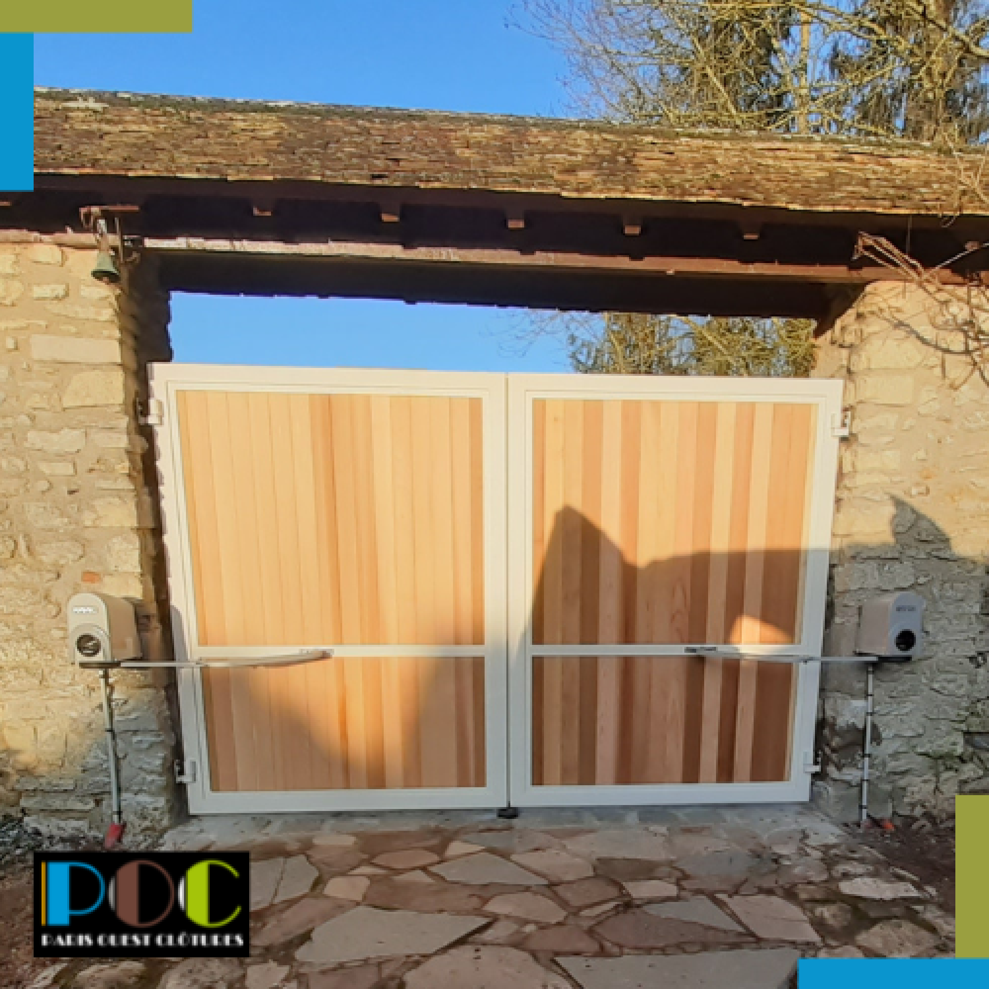 Fourniture et pose de motorisation sur portail neuf