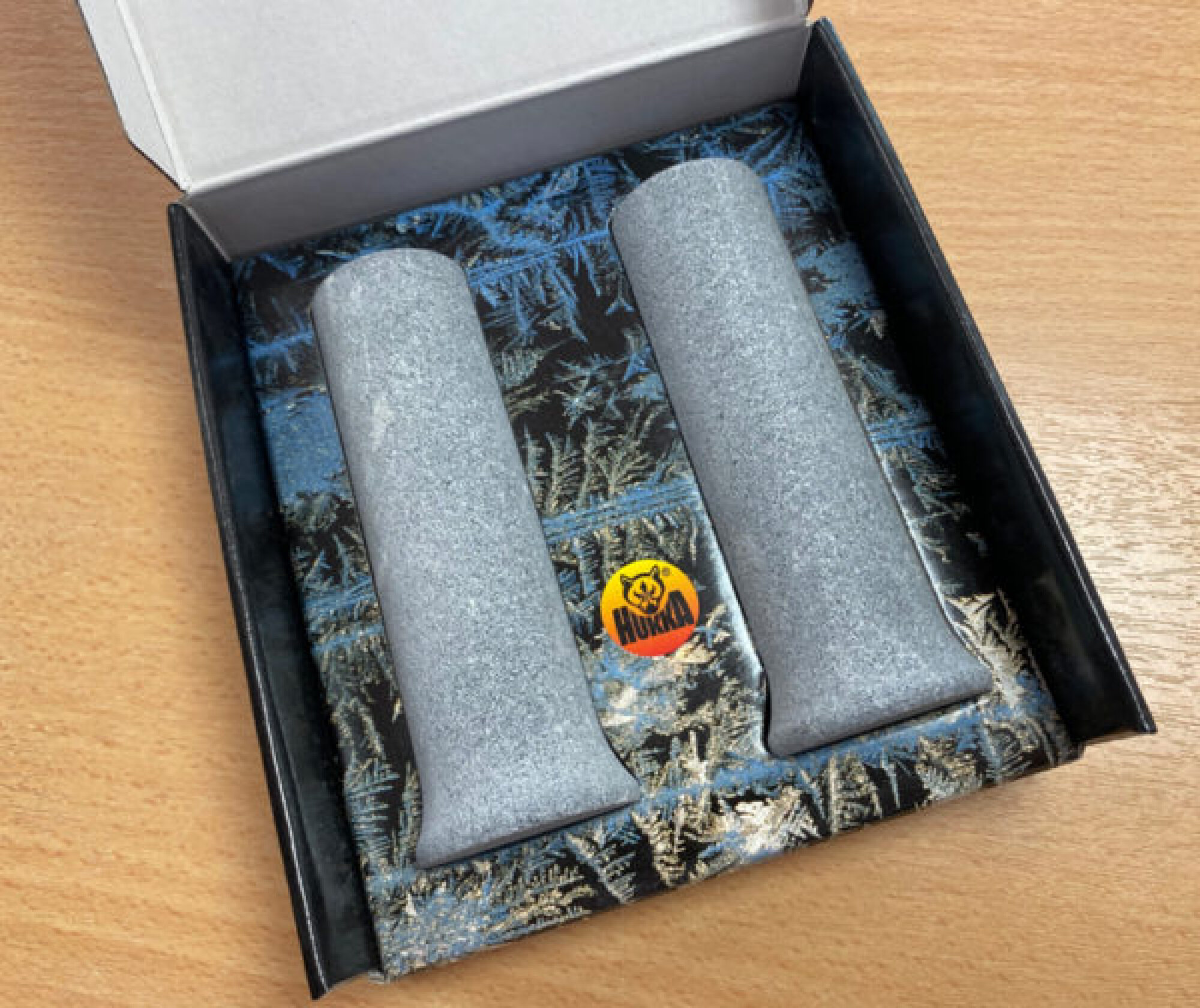 Lot de 2 verres à shooter en pierre Ollaire