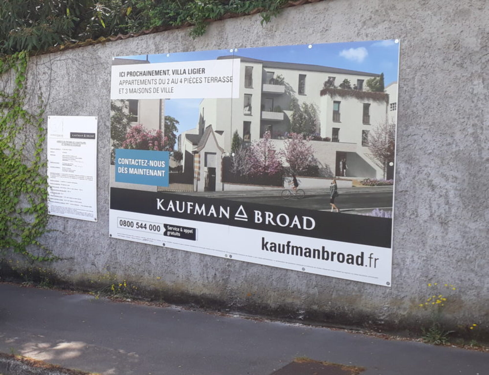 Création de panneau de chantier