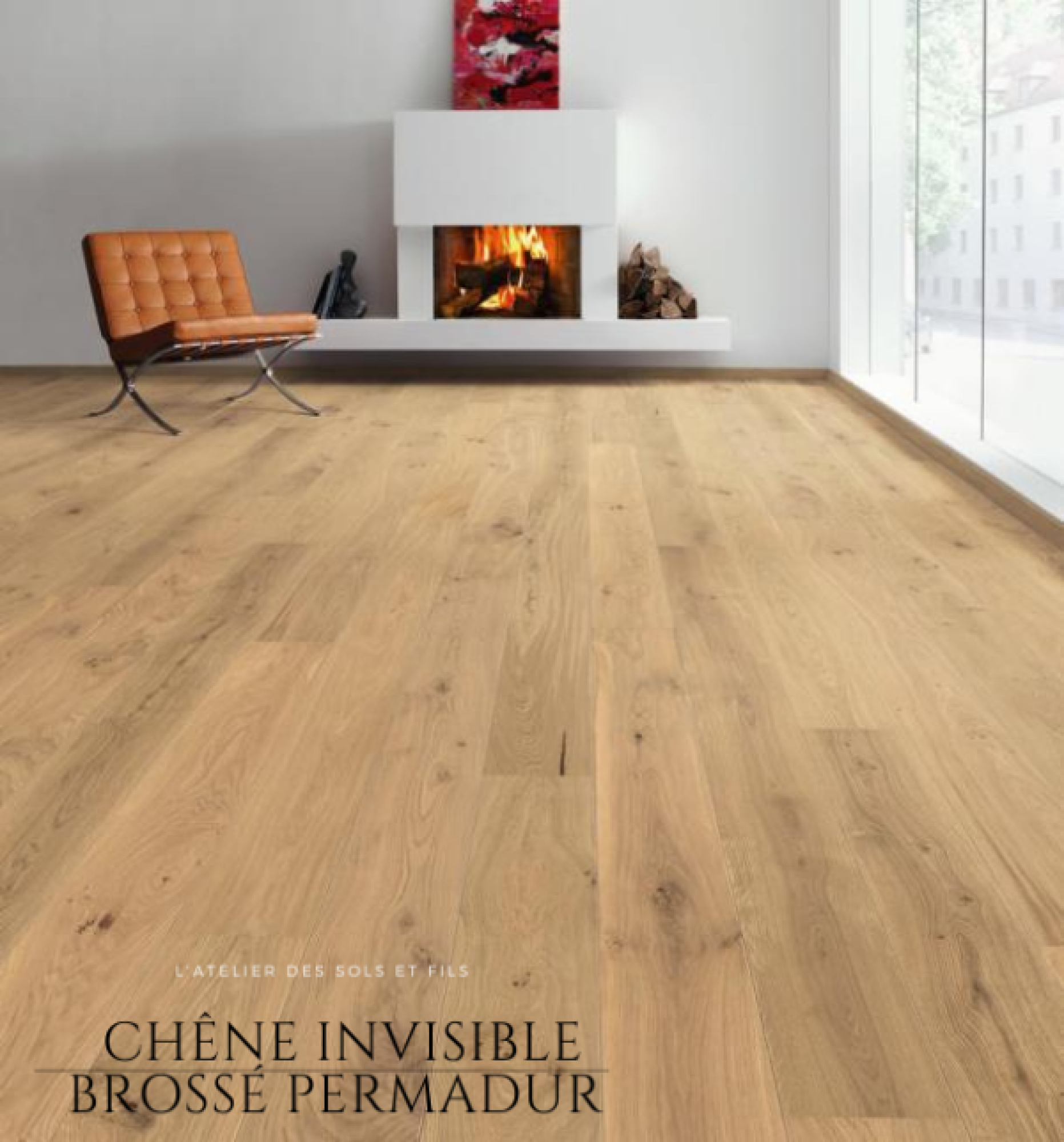 Parquet lame large à l'ancienne – HARO – SÉRIE 2500