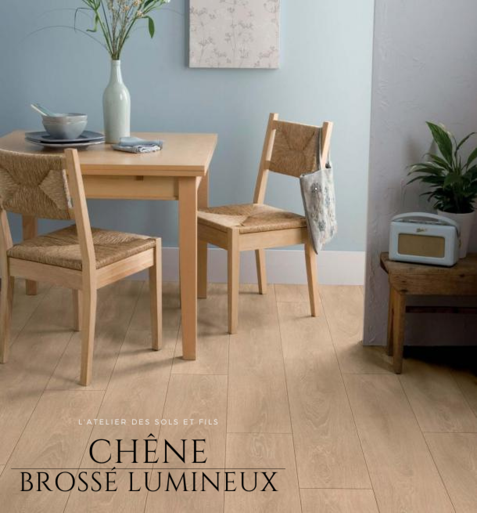 Parquet stratifié 12MM 4 CHANFREINS