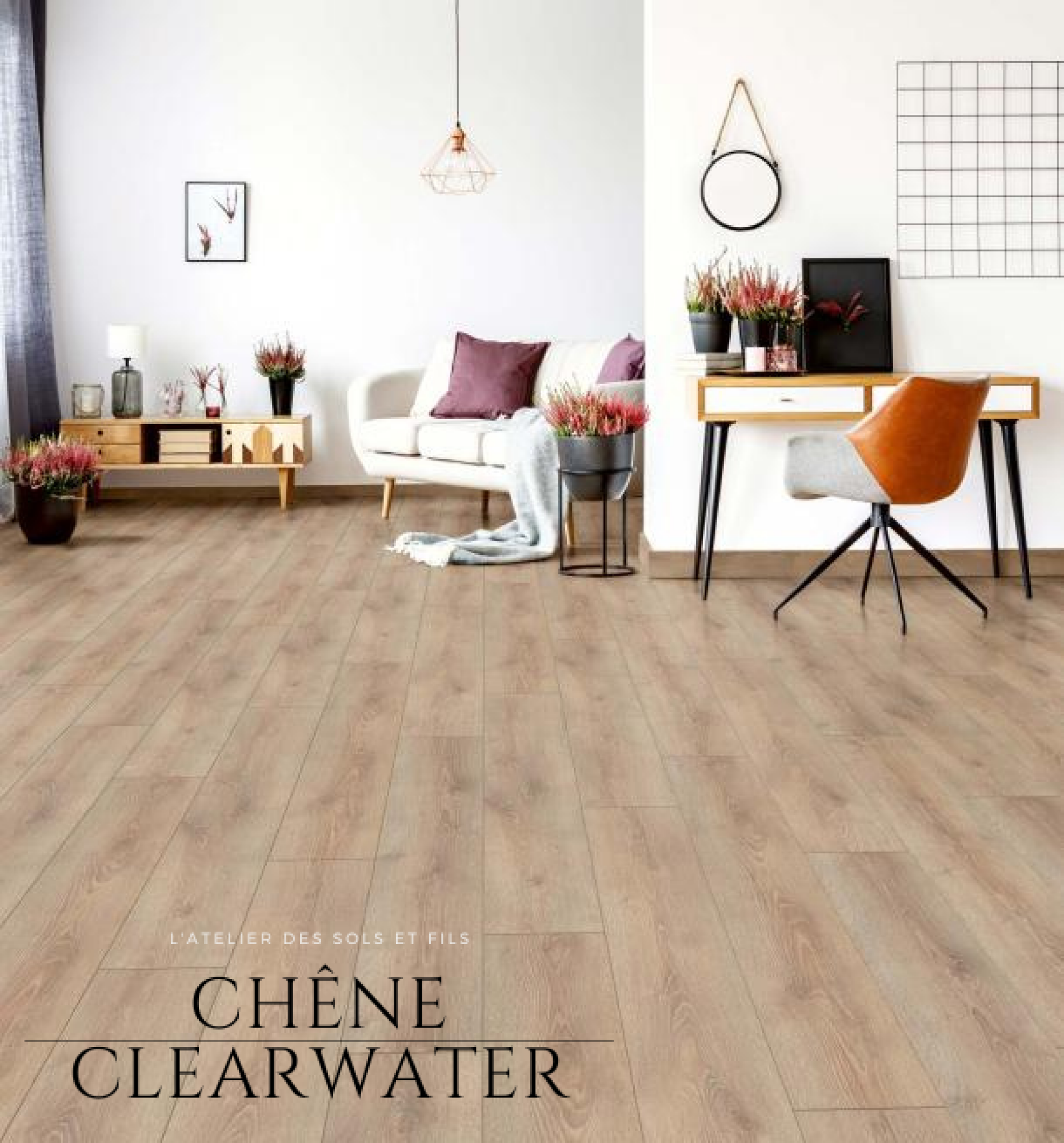 Parquet stratifié 8MM 4 CHANFREINS