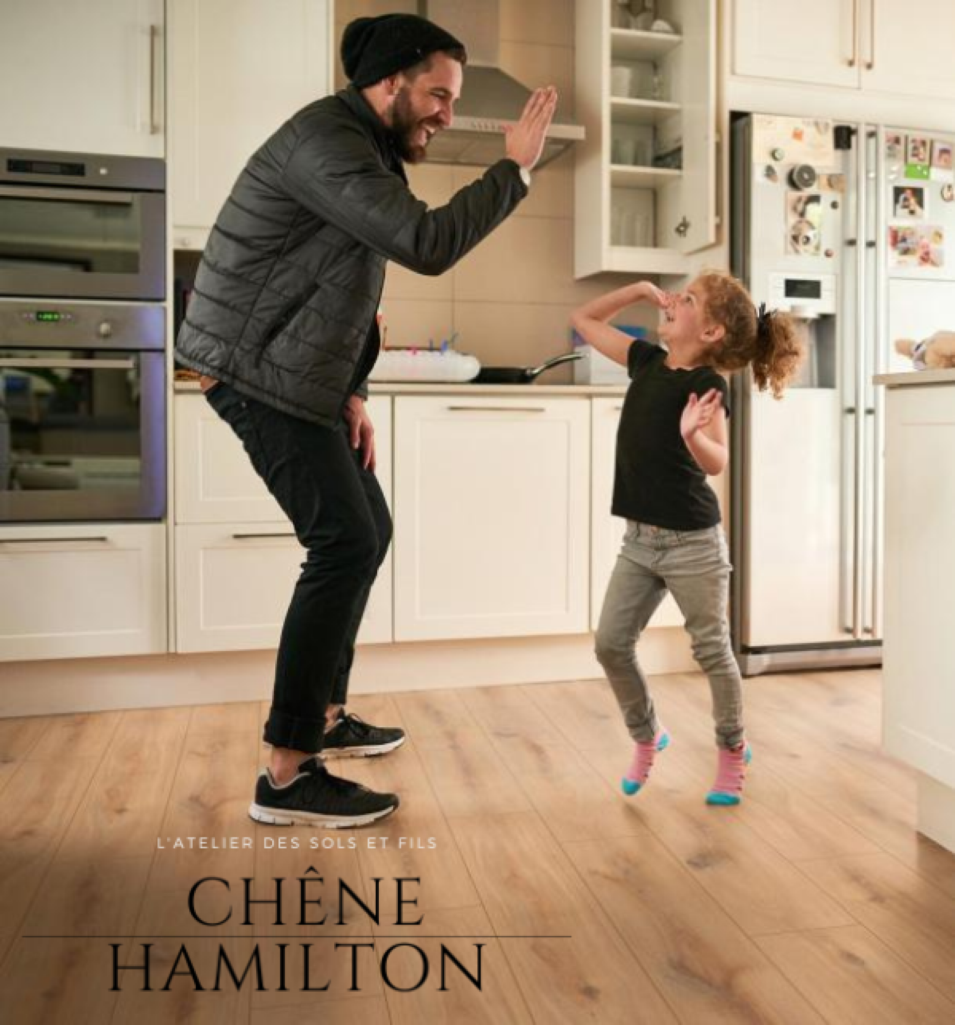 Parquet stratifié hydrofuge 8MM 4 CHANFREINS