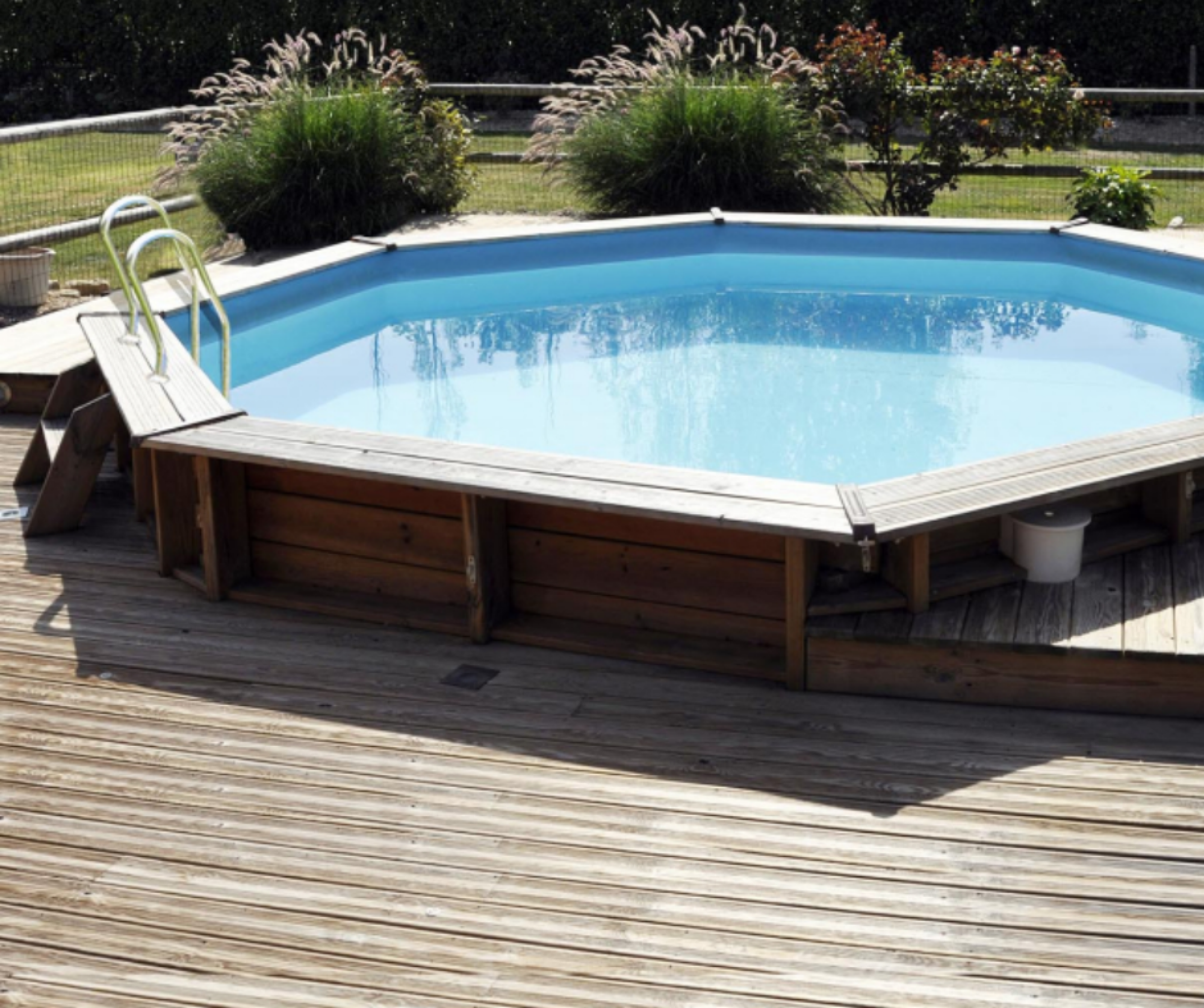 Piscine bois Ø 4.28 X H 1.36 M