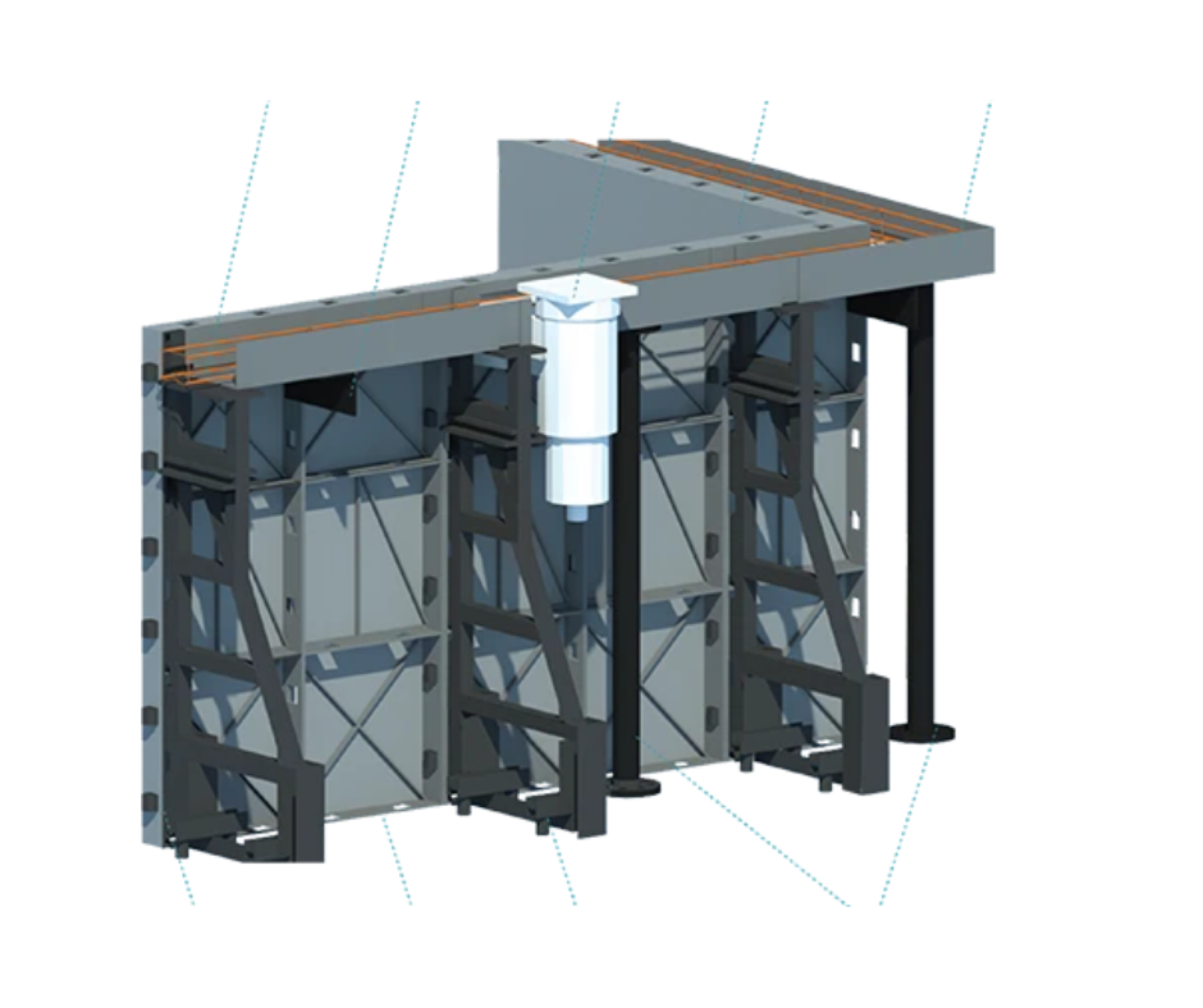 Piscine en kit TRADI PVC hauteur de 1.50m