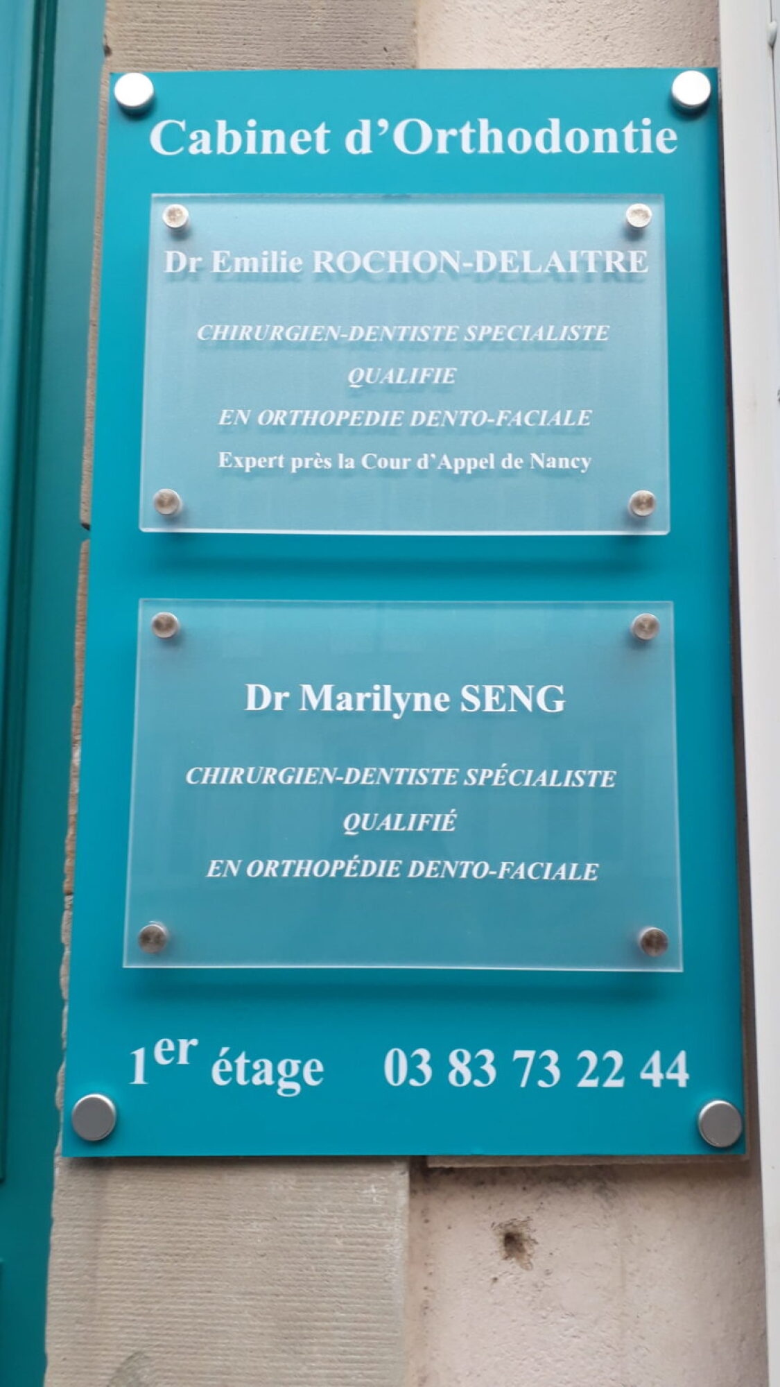 Création de plaque signalétique de rue