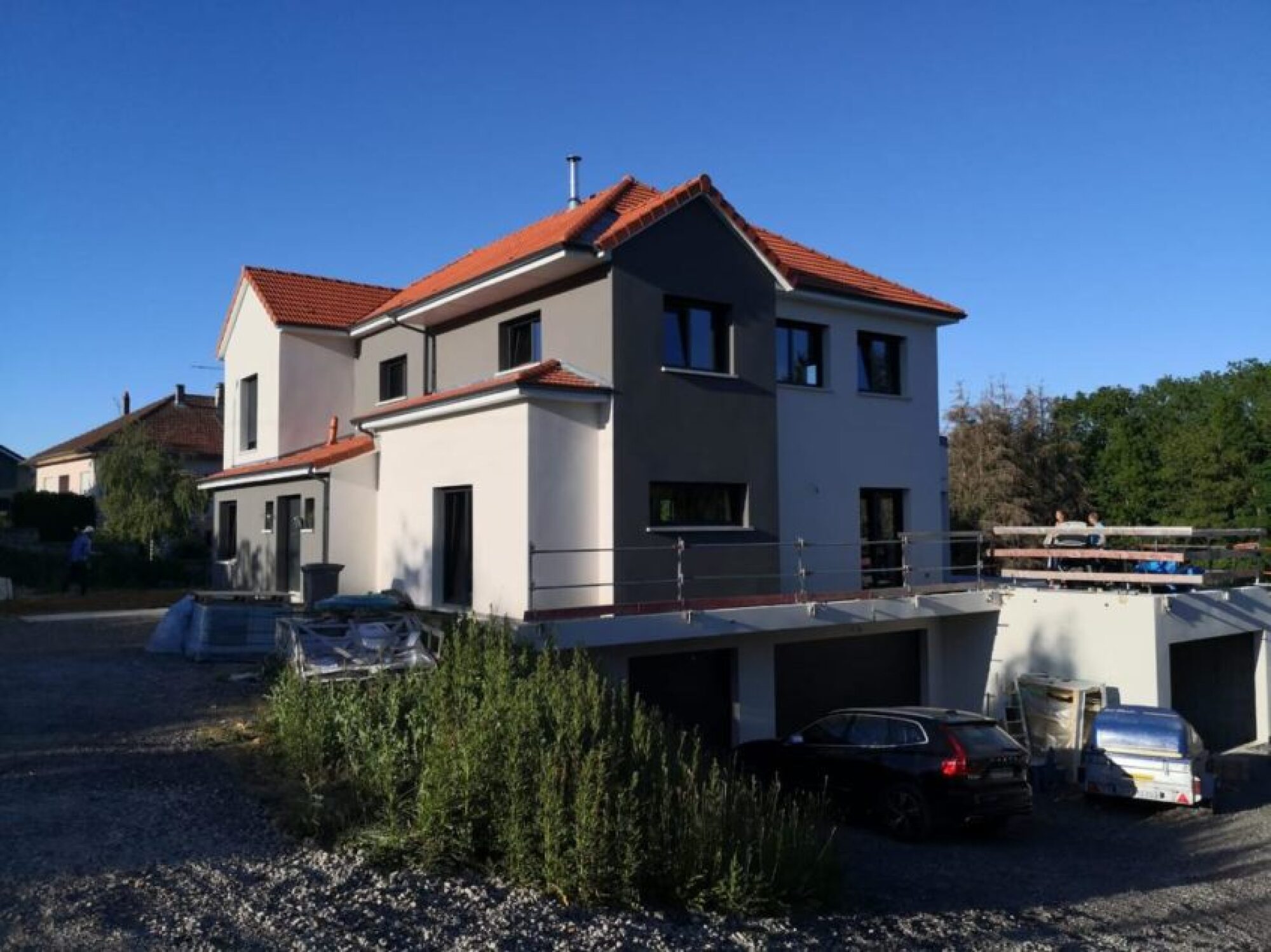 Ravalement de façade construction neuve maison à Pont-à-Mousson