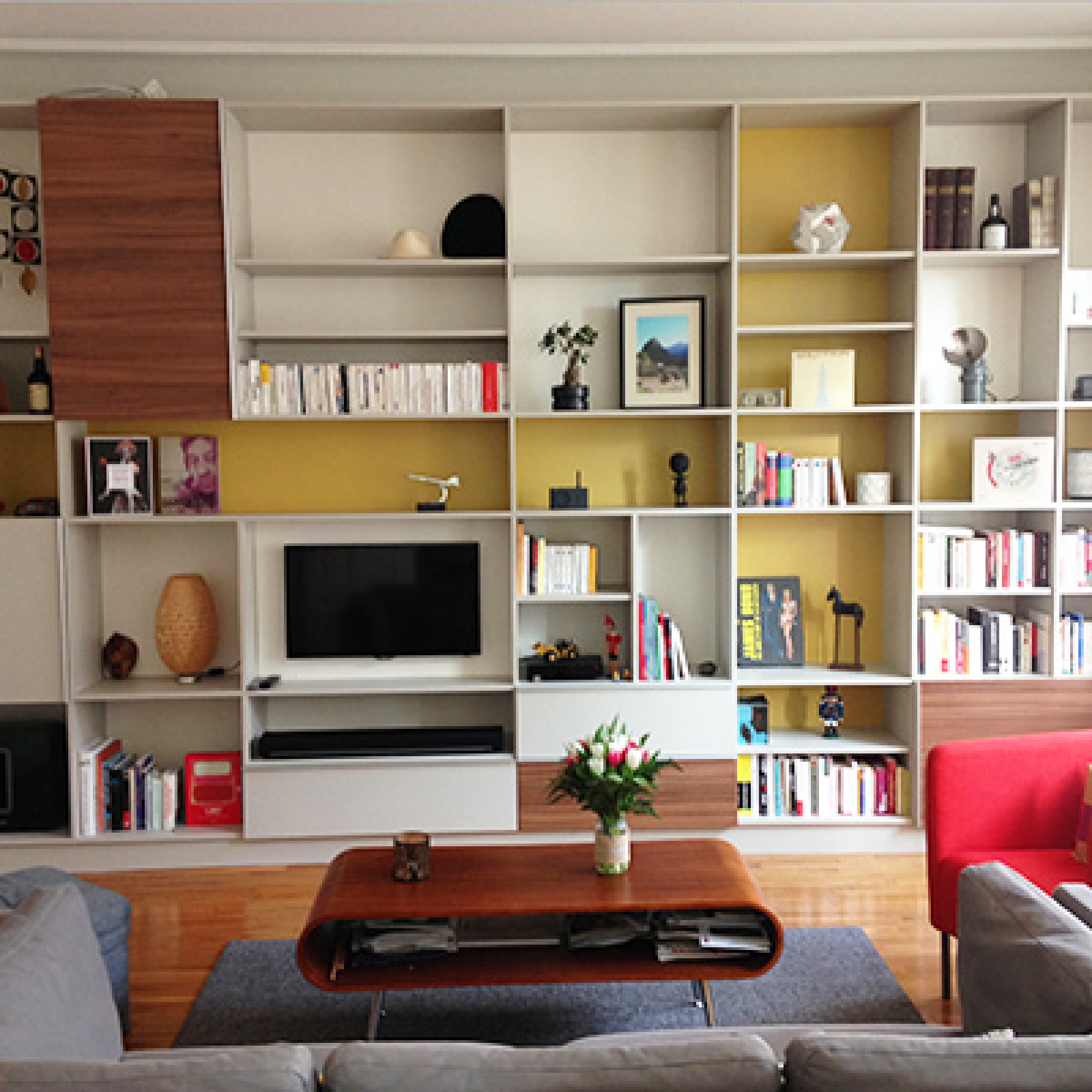 Bibliothèque sur-mesure