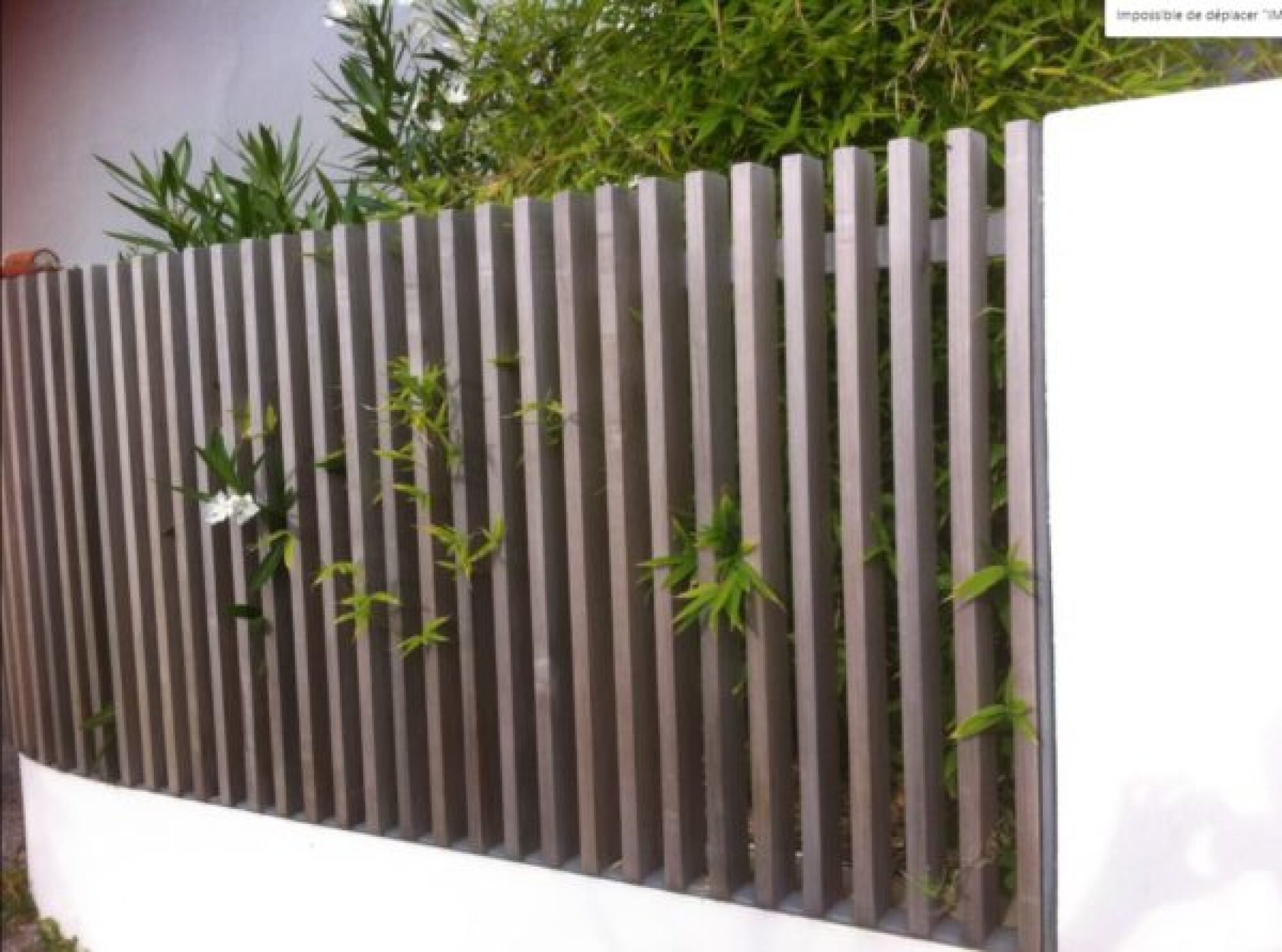 Création de clôtures