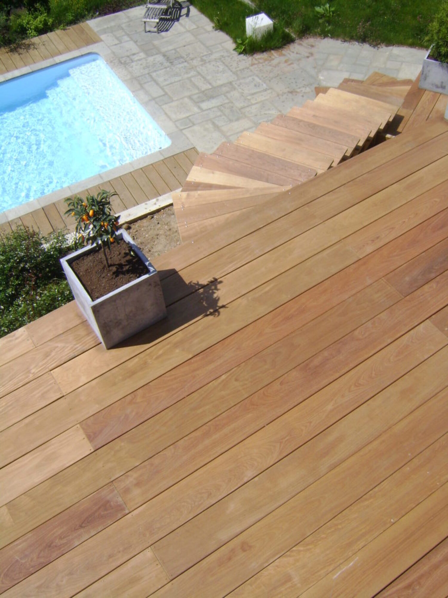 Création de terrasse en bois sur mesure