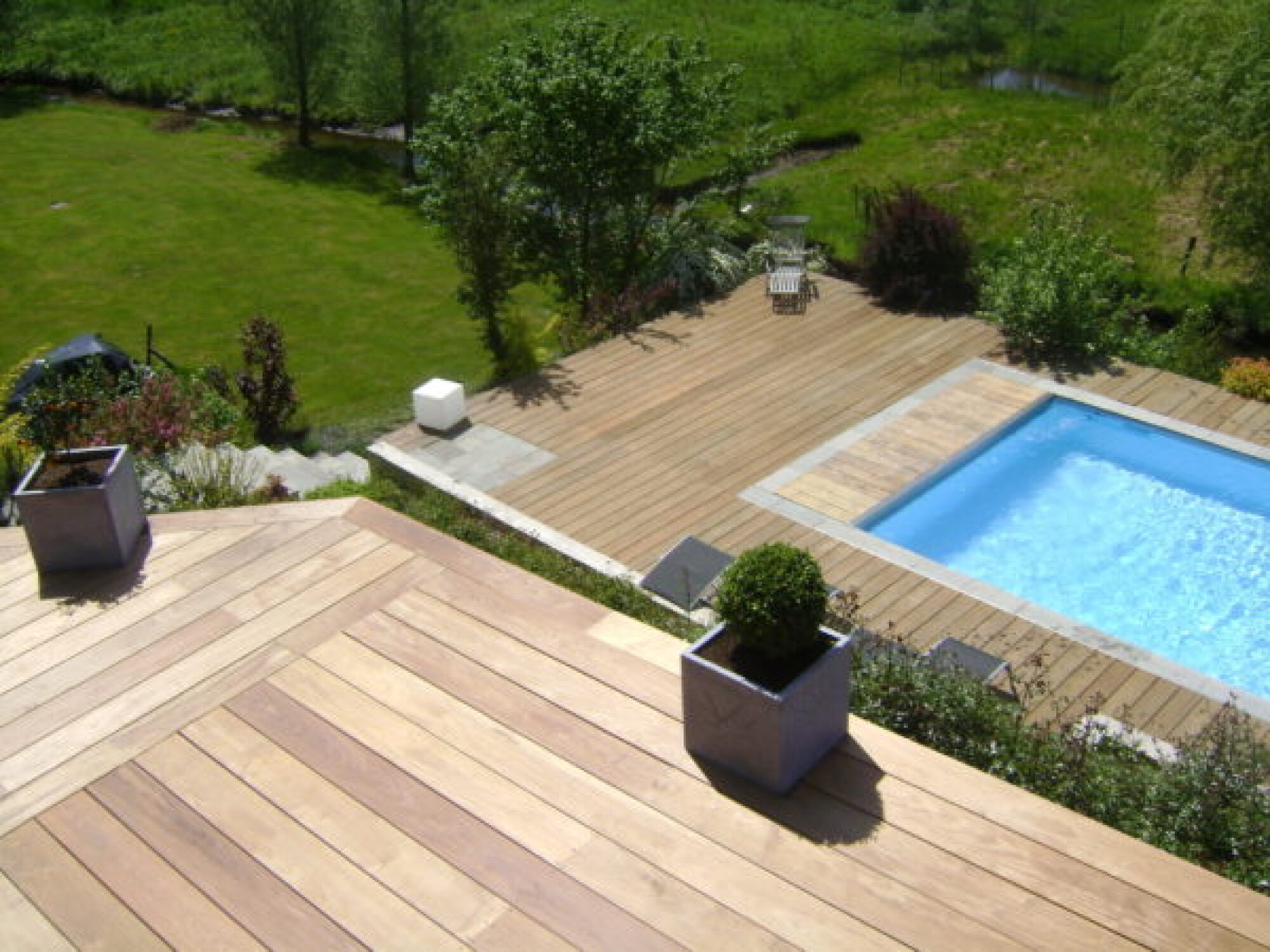 Création de terrasse en bois sur mesure