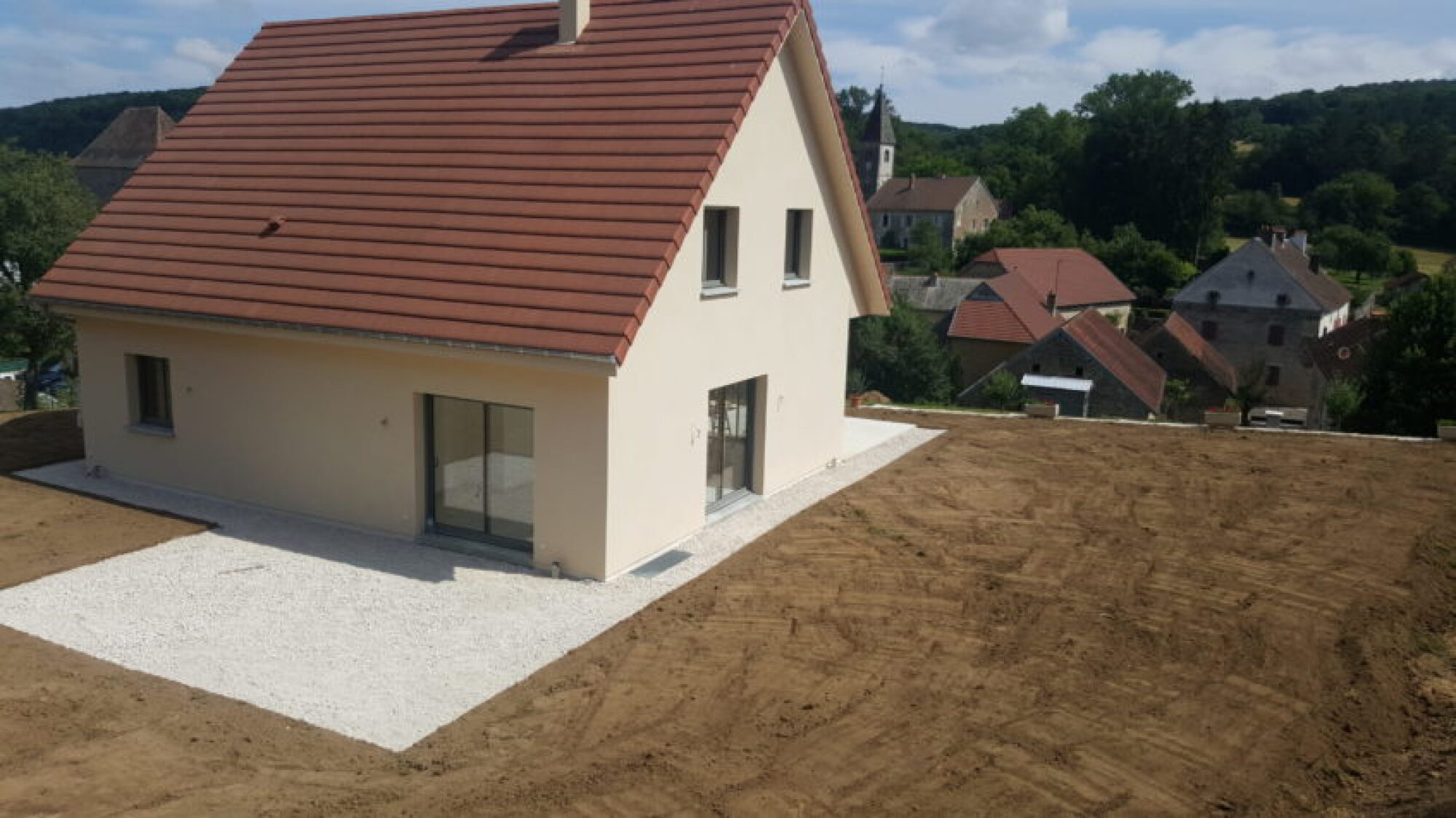 Création terrassement maison, remblaiement