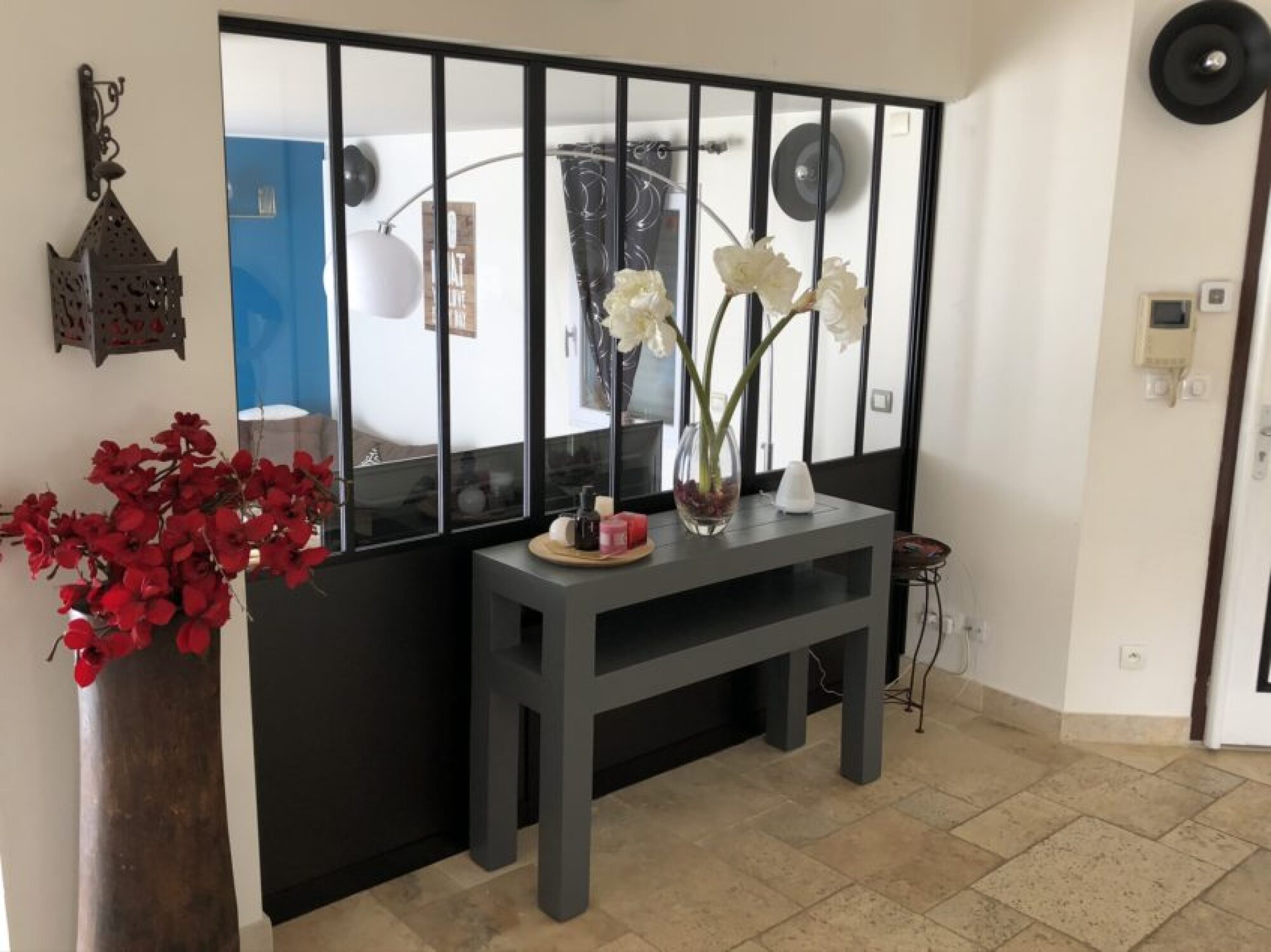 Création de verrière pour séparation de salon