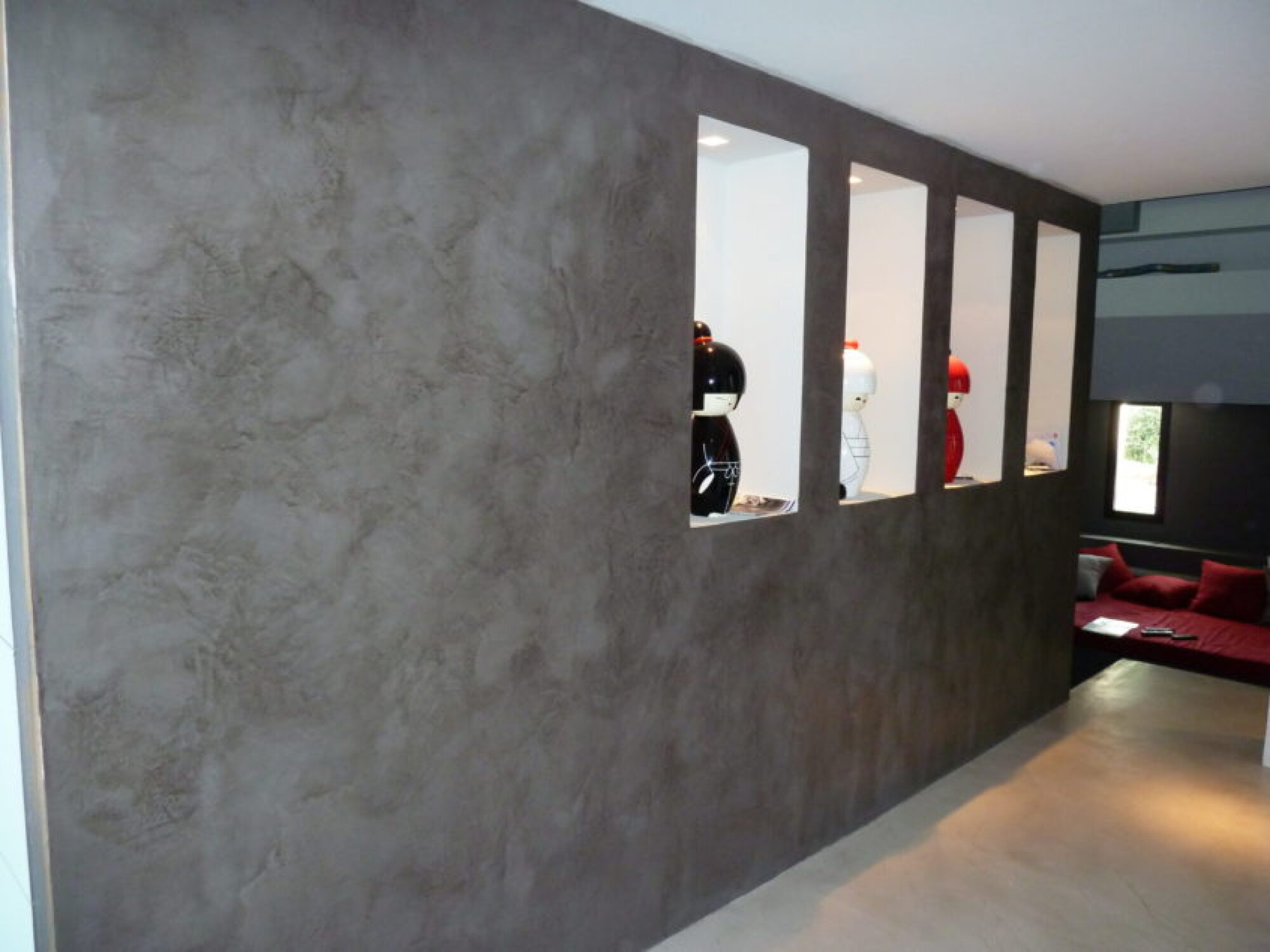 Décoration murale : Peinture intérieure effet de matière