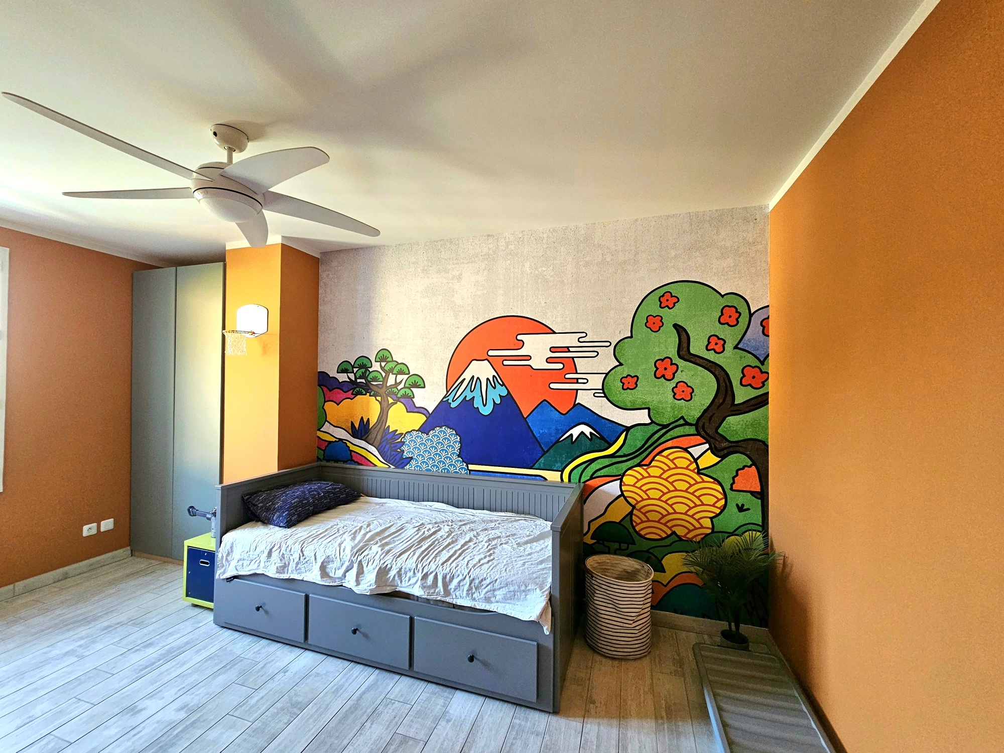 Décoration murale, pose d’un décor panoramique