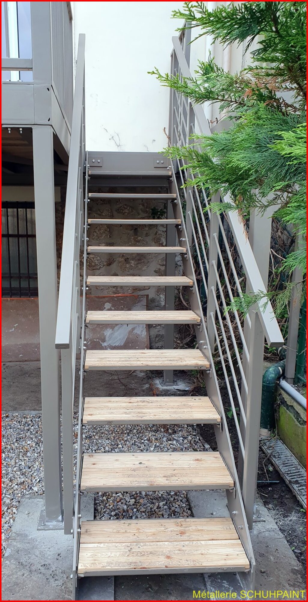 Marches en lames de terrasses : Option